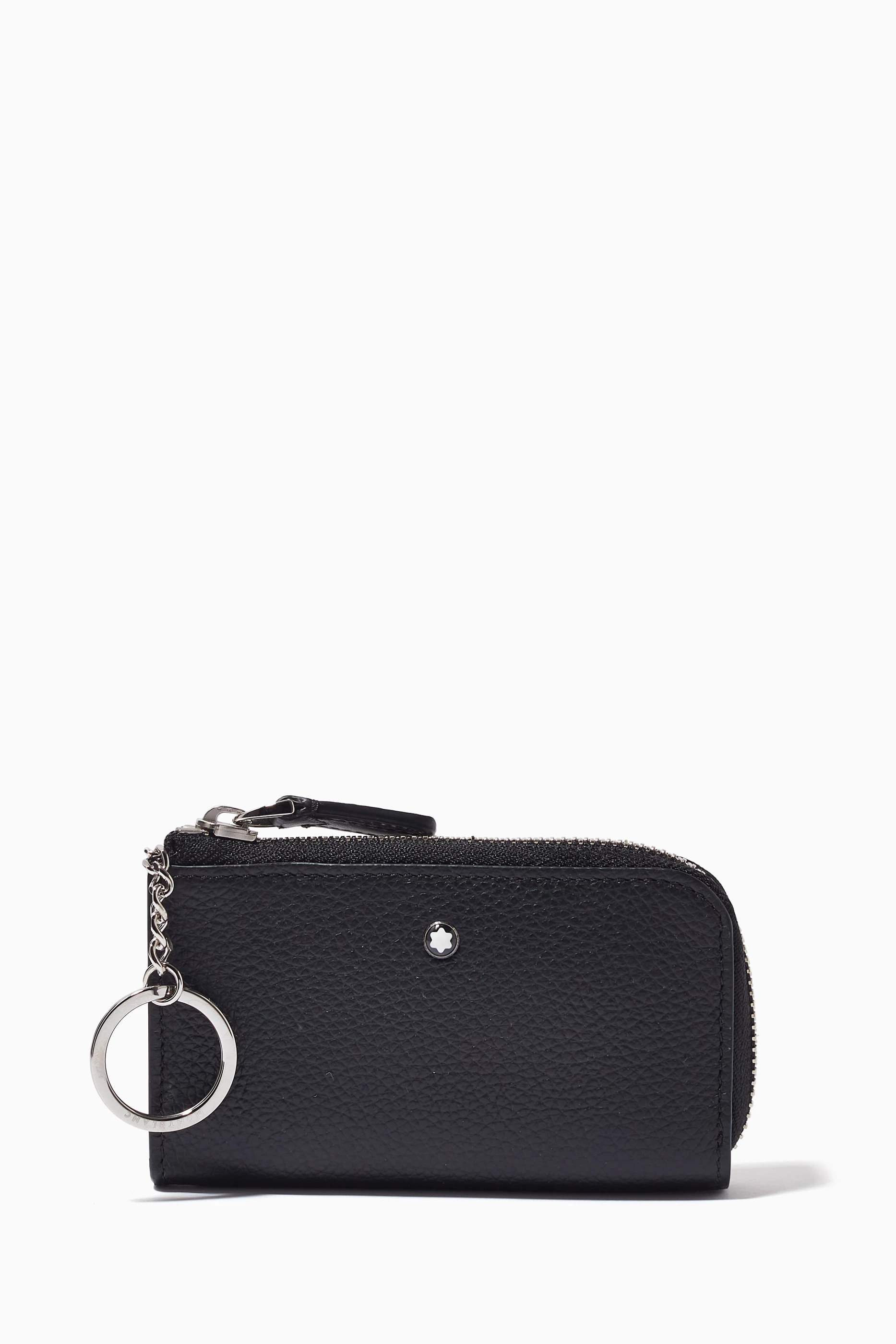 Buy Montblanc Black Meisterst ck Key Pouch in Soft Grain Leather
