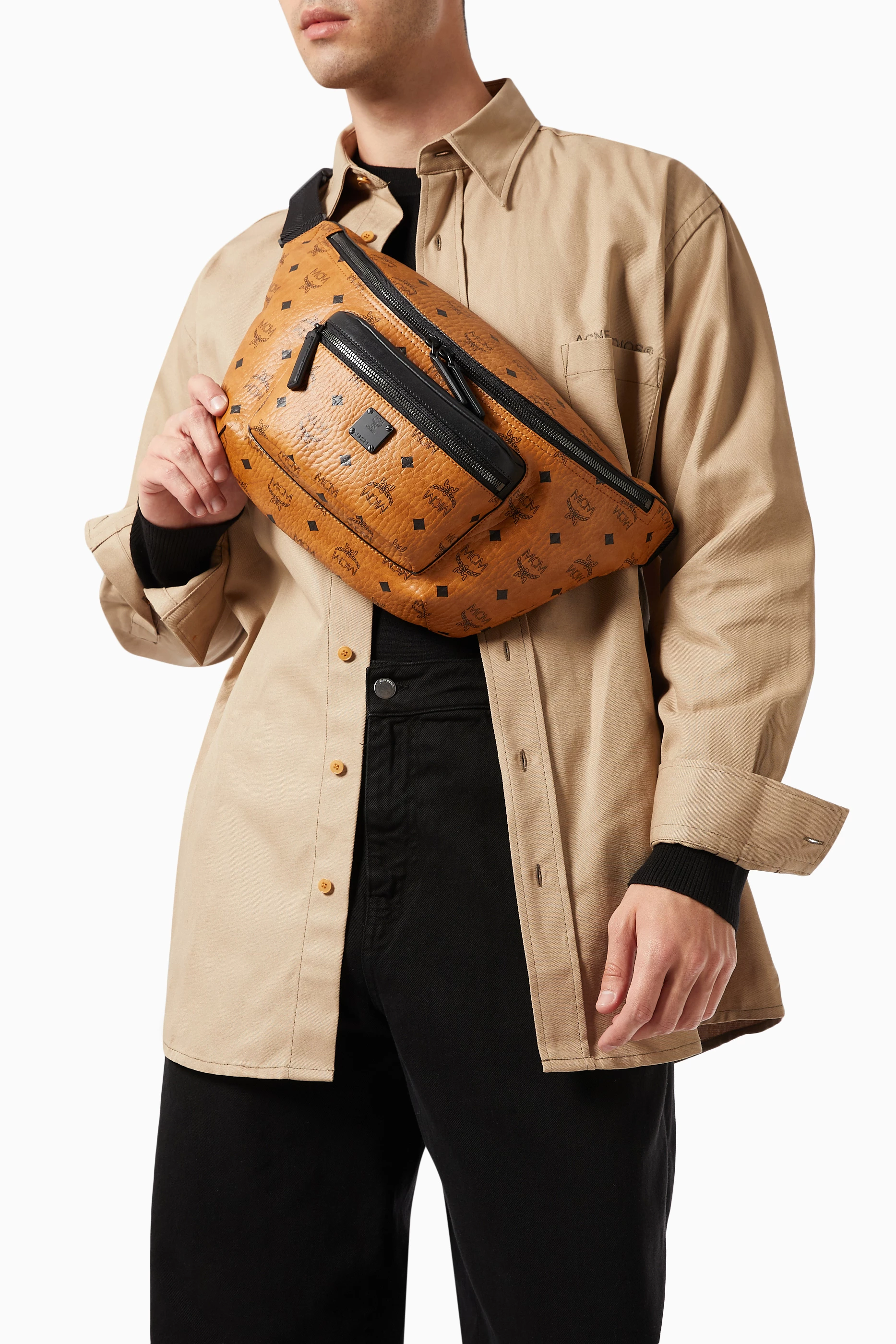 Mcm large belt bag deals