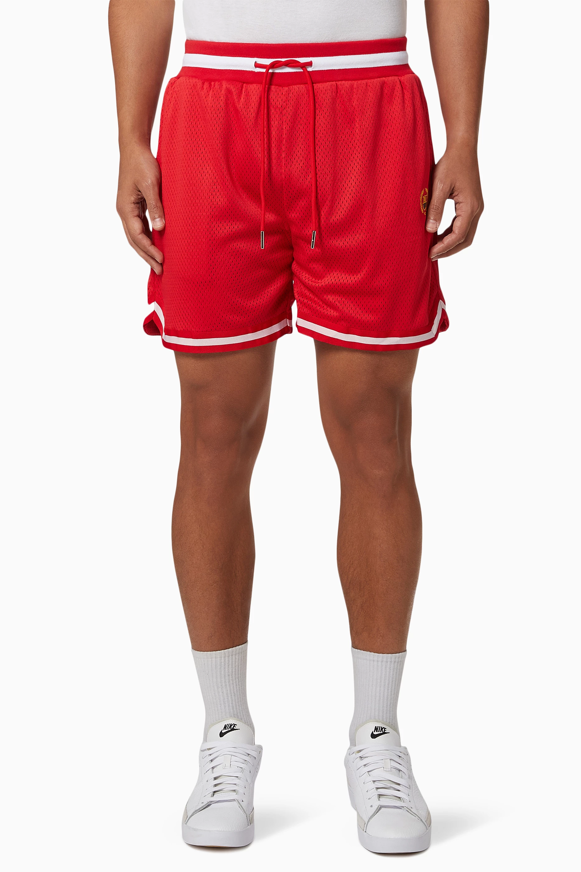 Basketball shorts red online