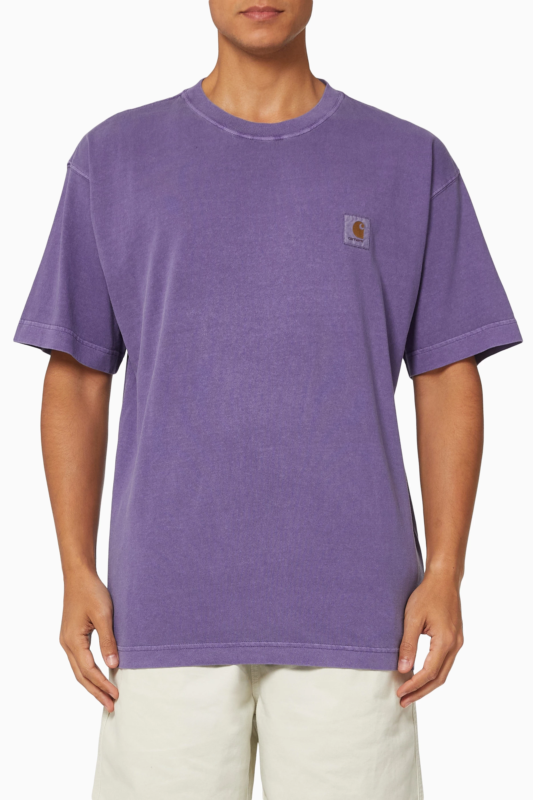 Carhartt purple cheap t shirt