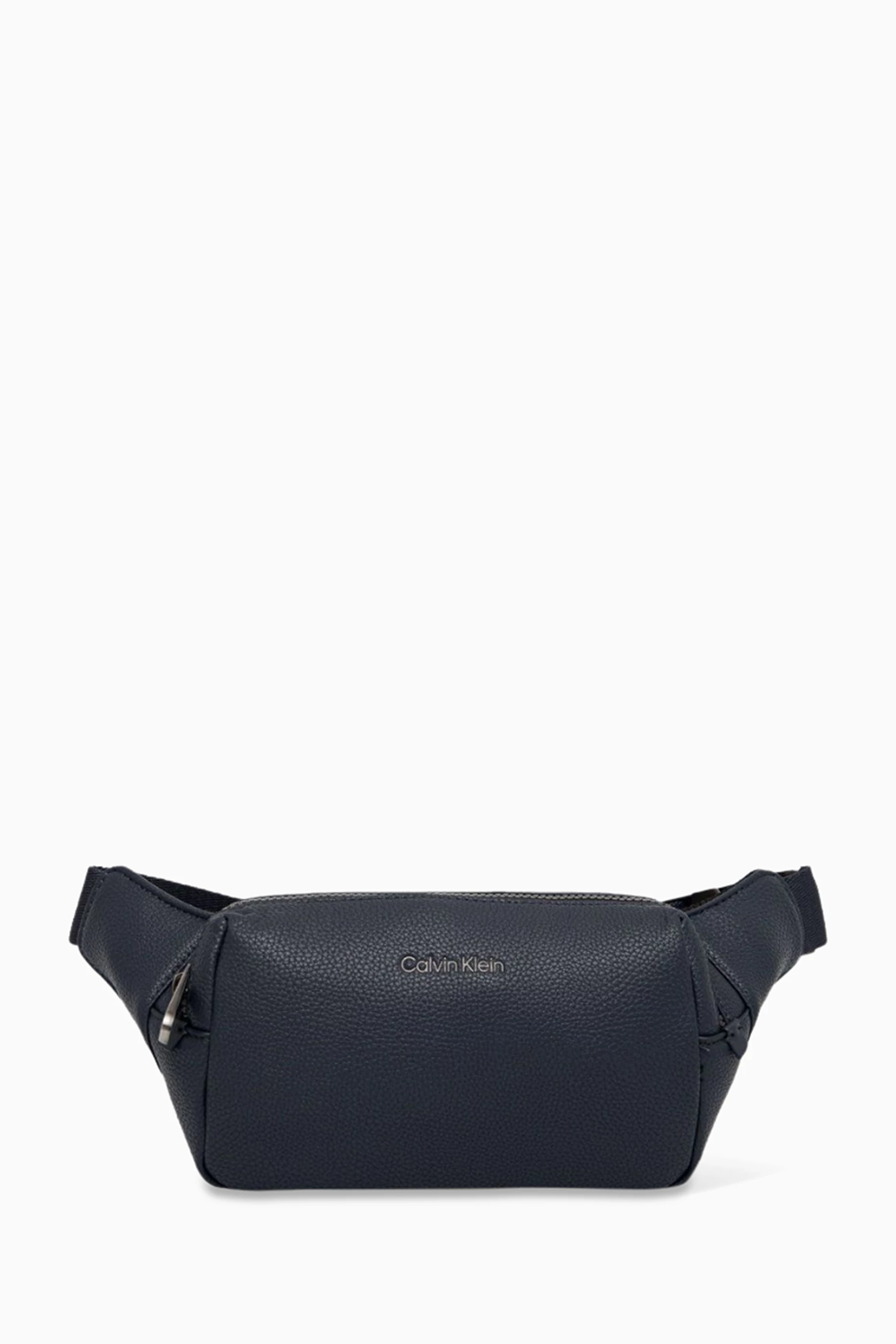 Buy Calvin Klein Blue Belt Bag in Recycled Polyester PU for Men