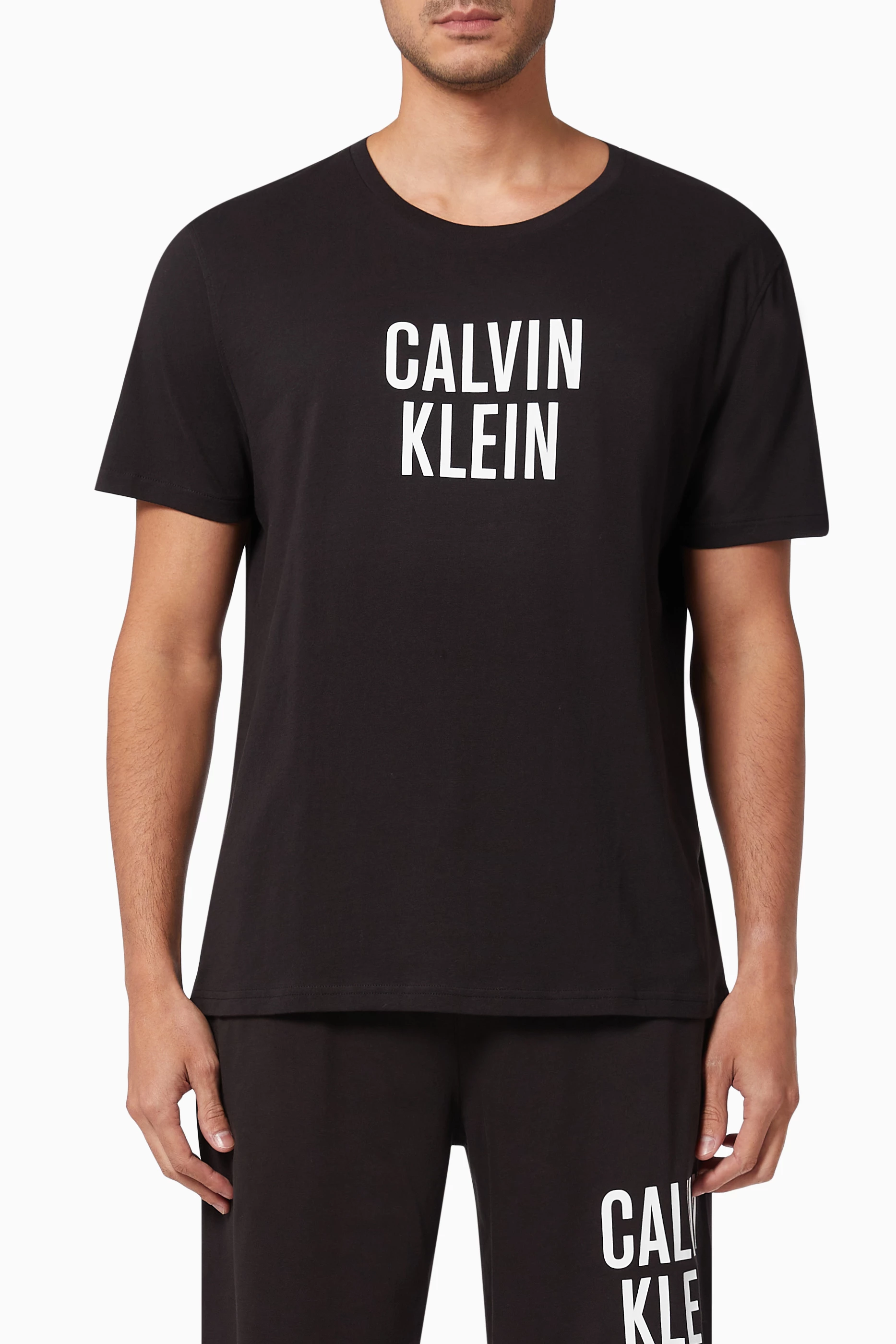 Calvin klein t shirt black mens top