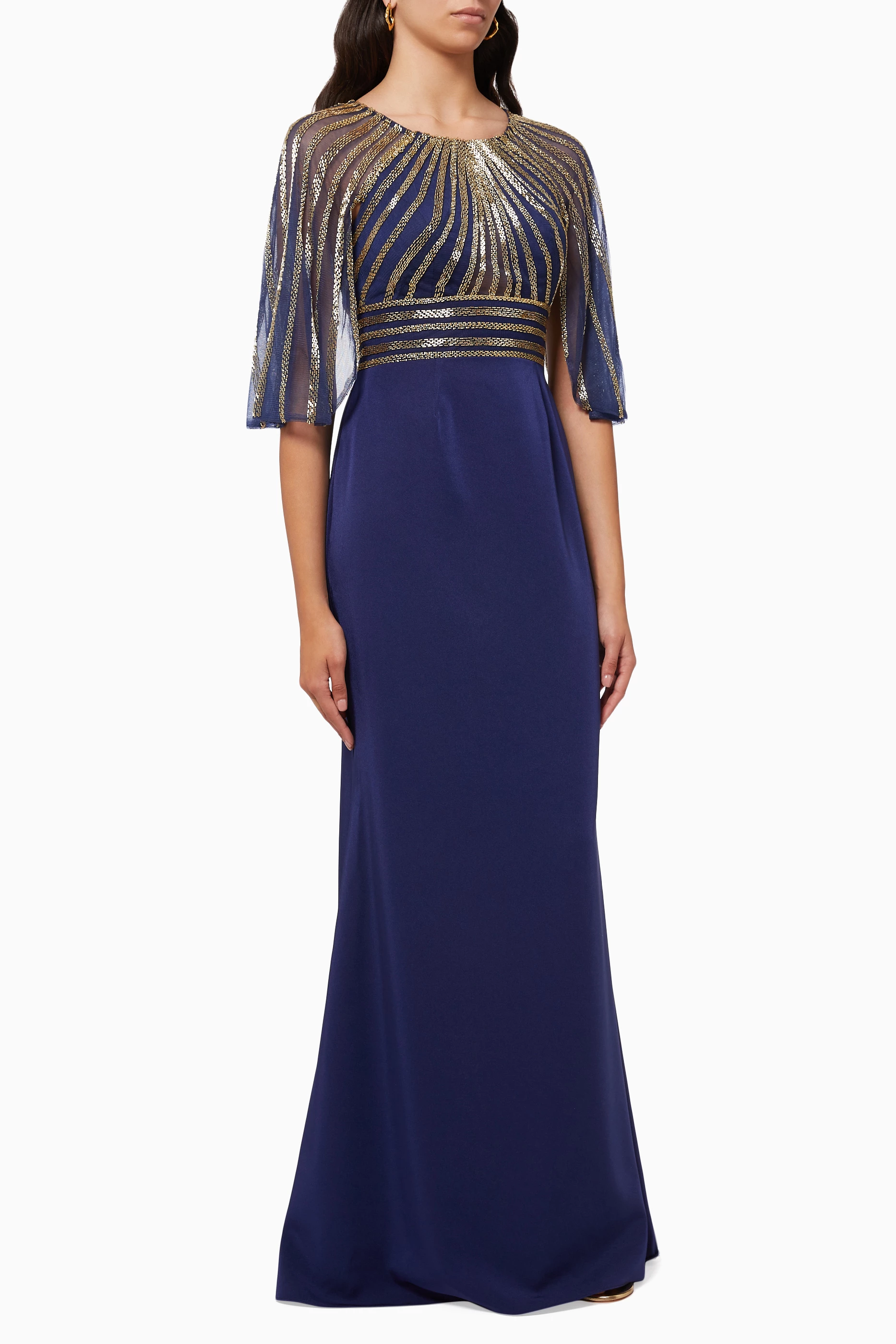 Basix embellished sale silk ball gown