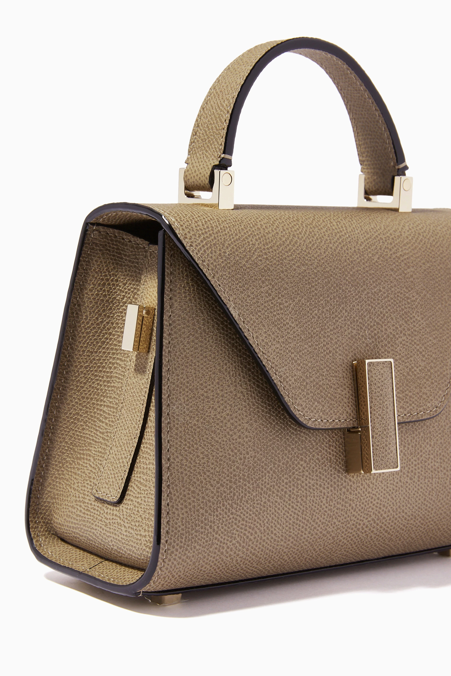 Buy Valextra Neutral Iside Micro Bag in Calfskin Leather for Women