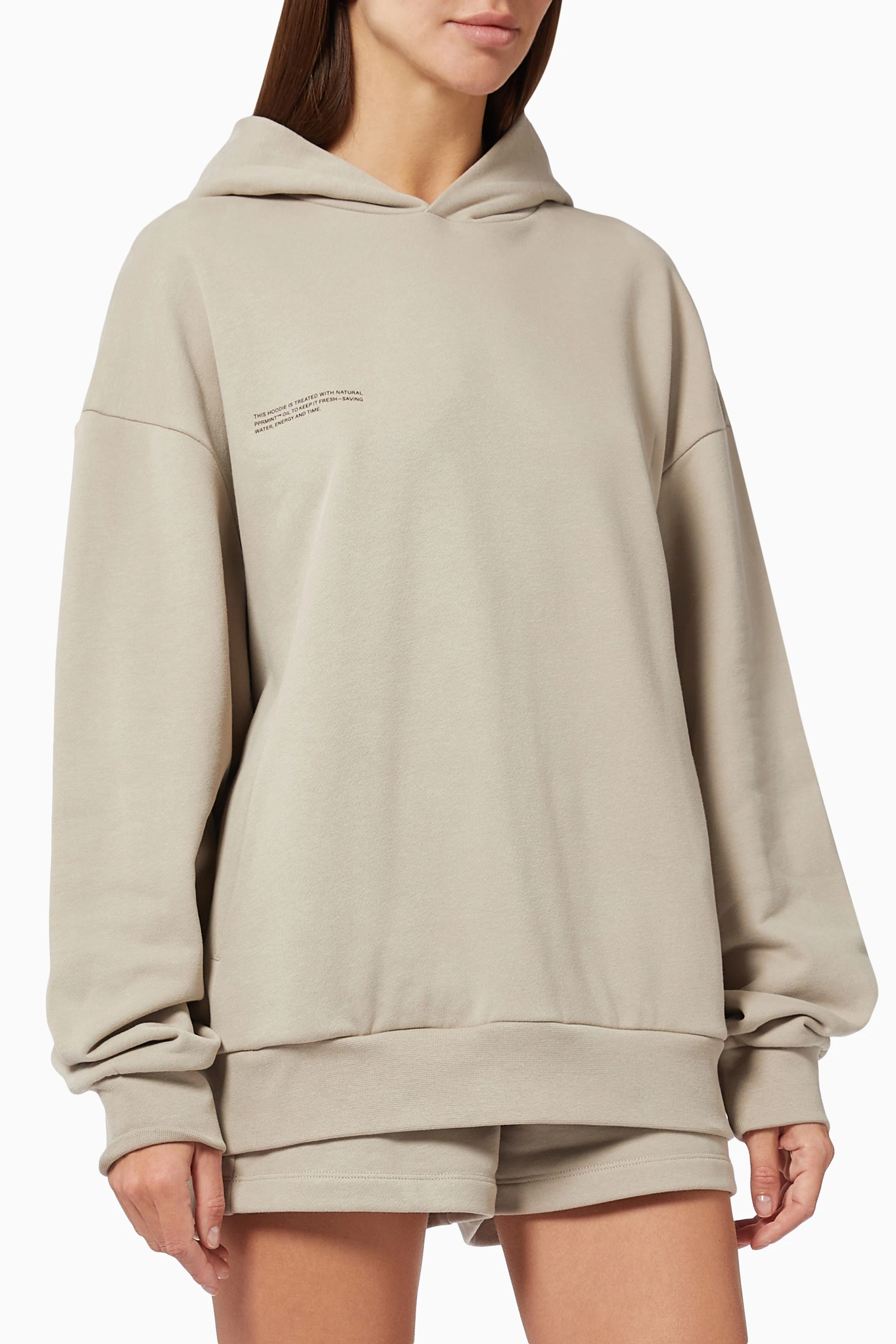 Buy PANGAIA Grey 365 Hoodie for WOMEN in UAE | Ounass