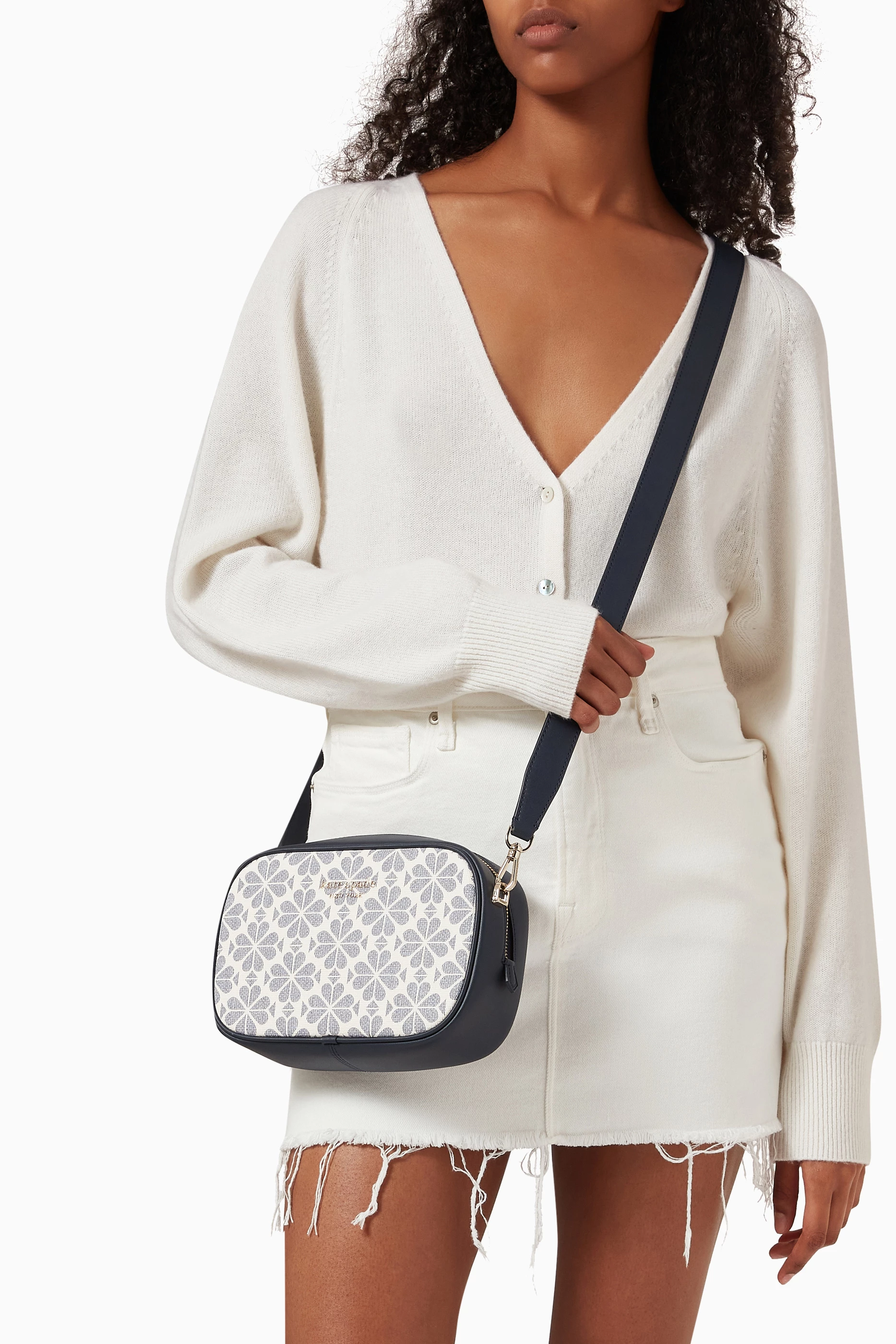 Buy Kate Spade New York Blue Medium Camera Bag in Spade Flower
