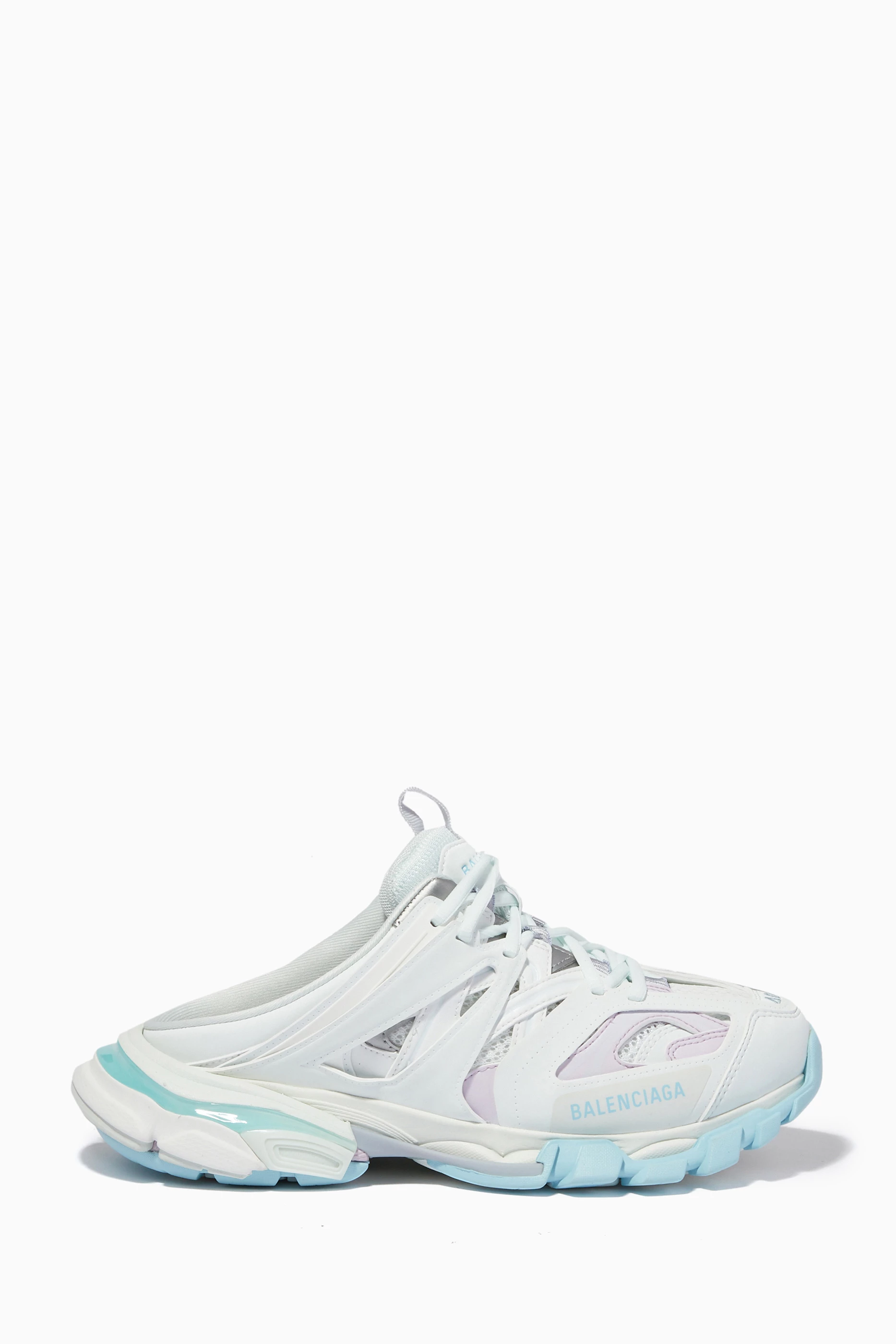 Balenciaga track led white store