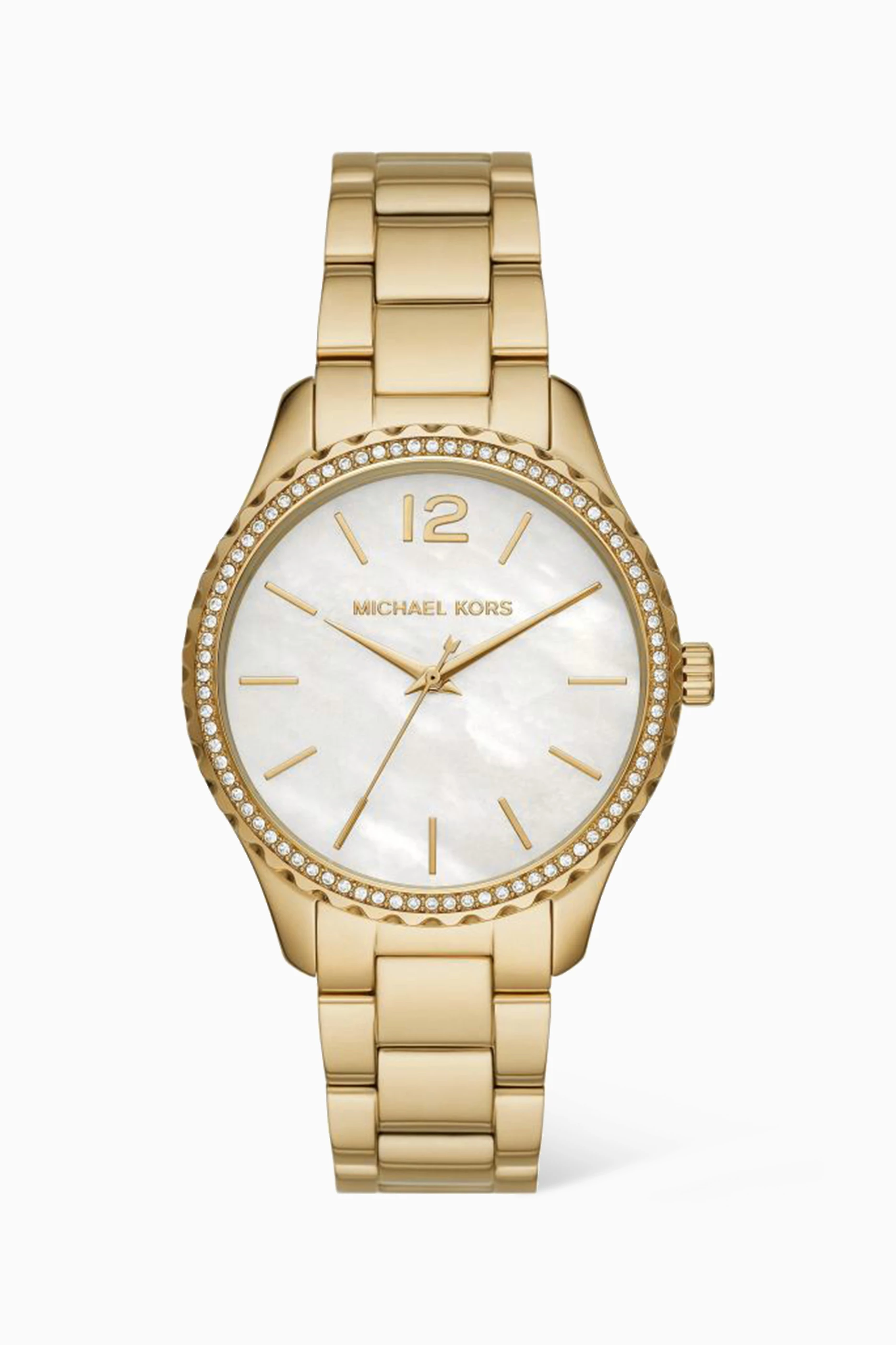 Buy Michael Kors Gold Layton Quartz Watch 38mm for Women in UAE Ounass