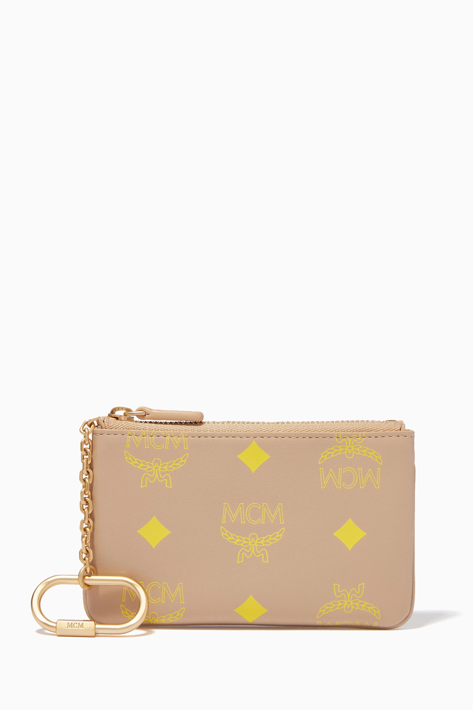 Mcm mini key pouch deals
