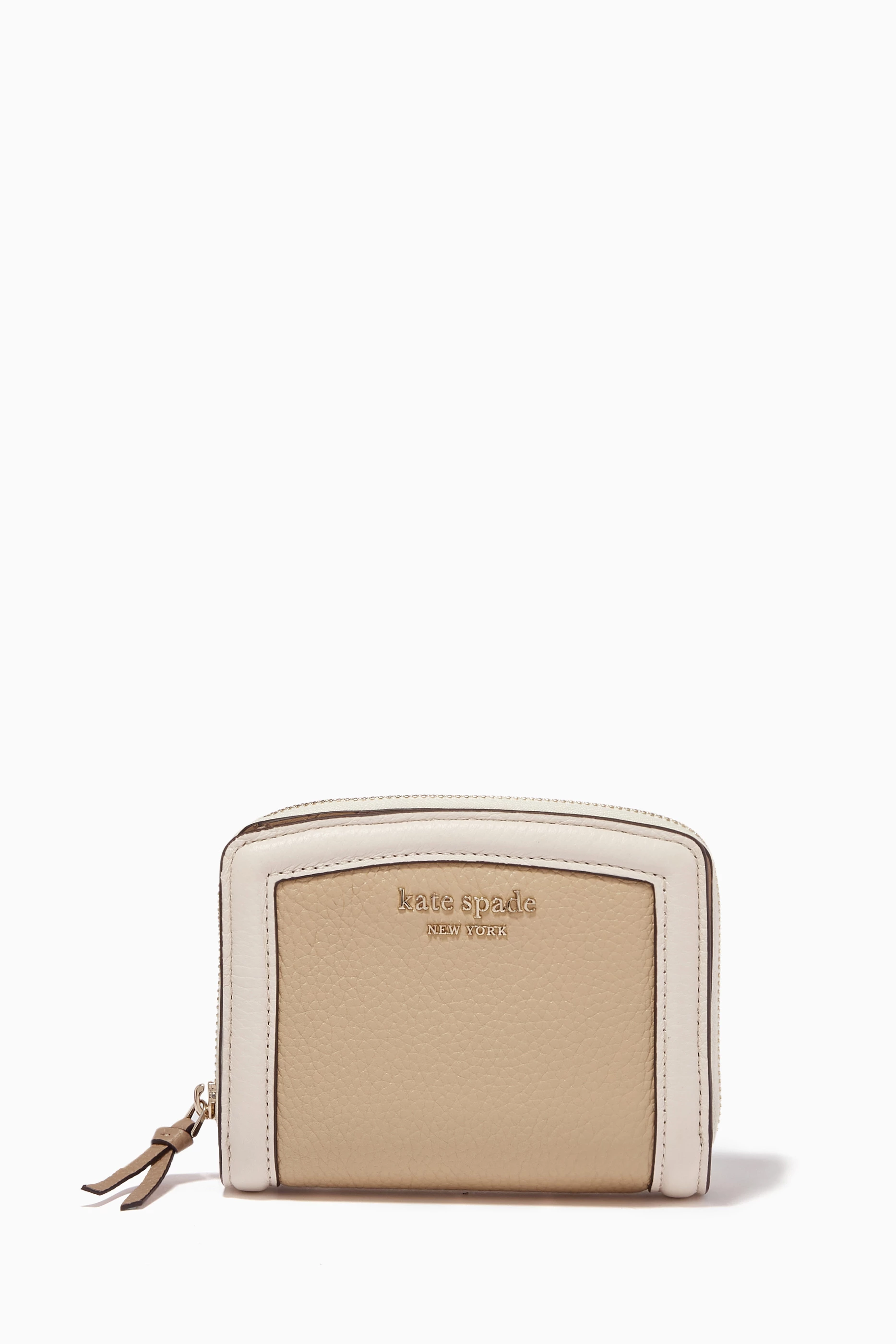 Buy Kate Spade New York Neutral Knott Small Compact Wallet in