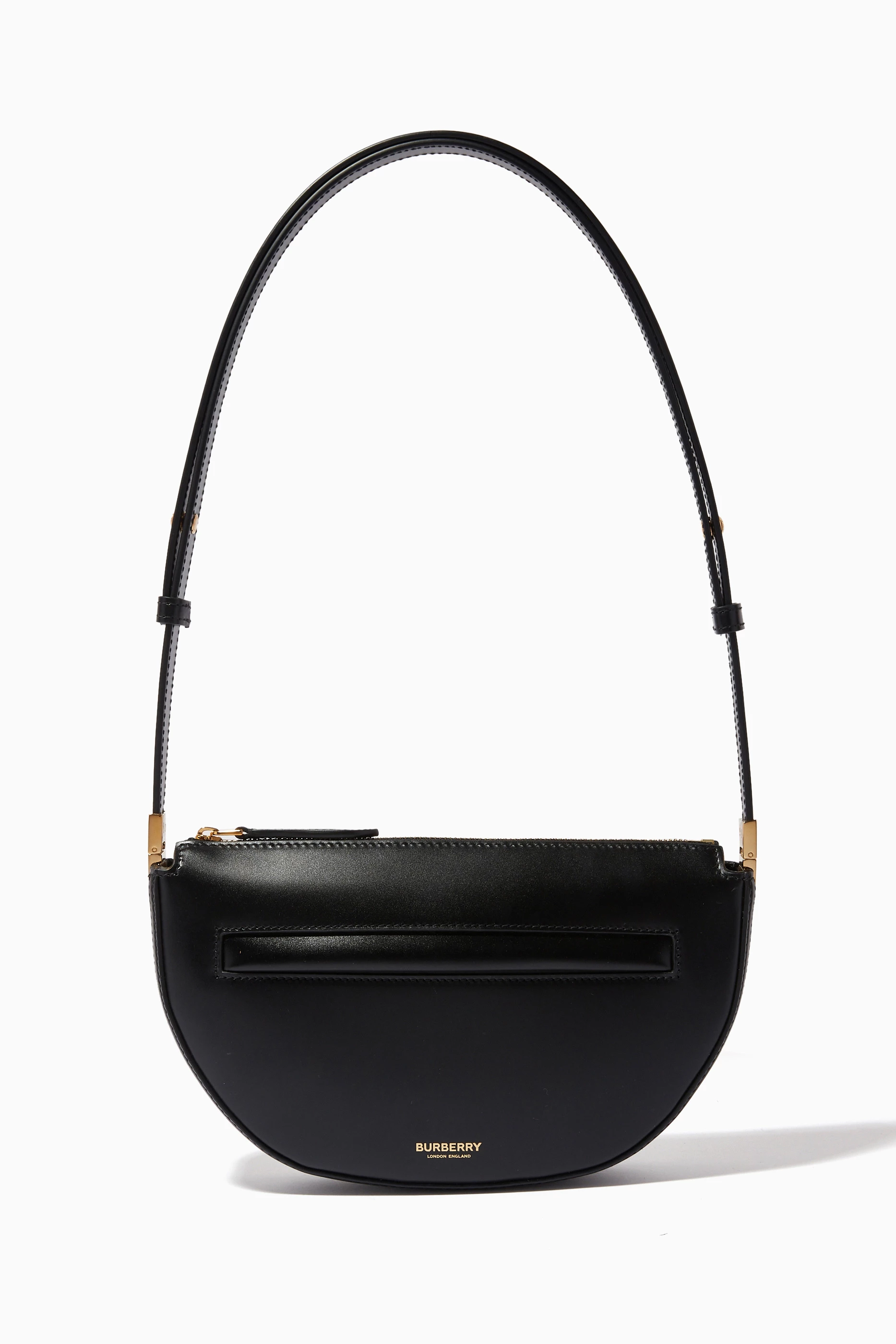 Buy Burberry Black Mini Olympia Bag in Leather for Women in UAE Ounass