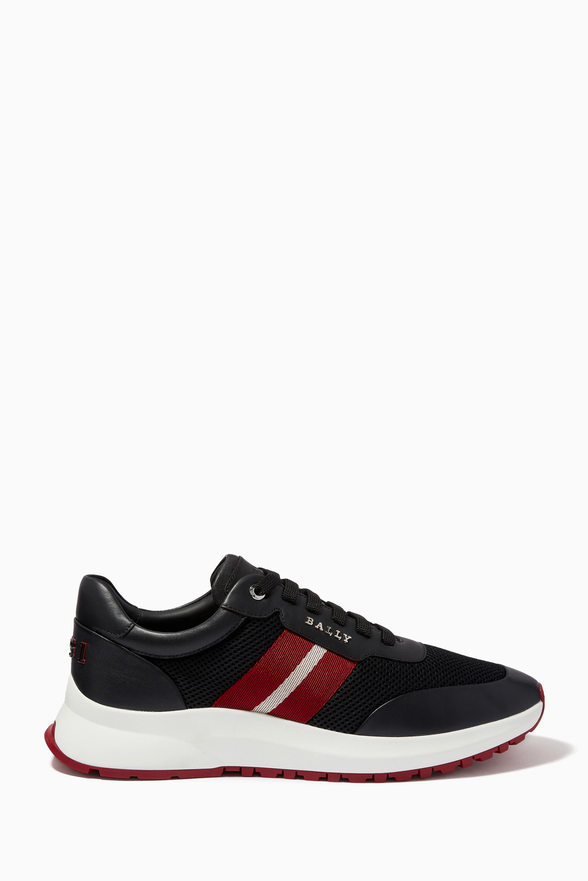 Black online bally sneakers