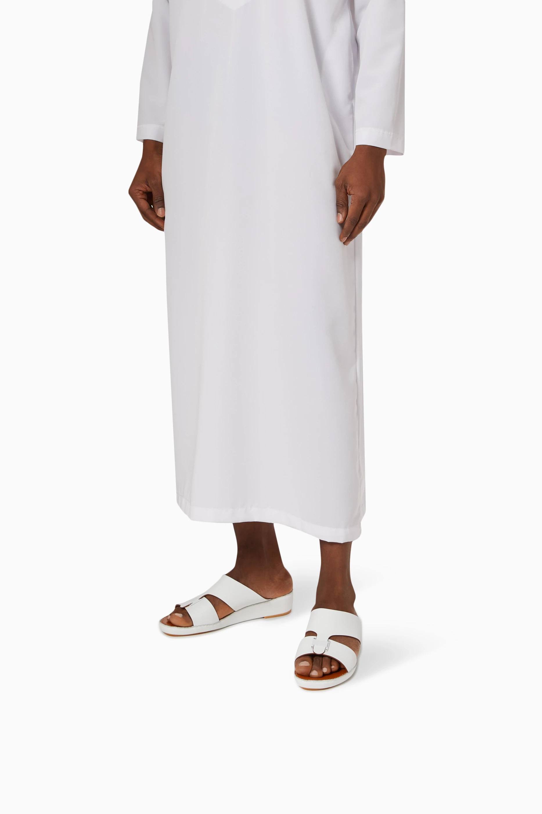 Buy Private Collection White Manetta Contrast Sandals in