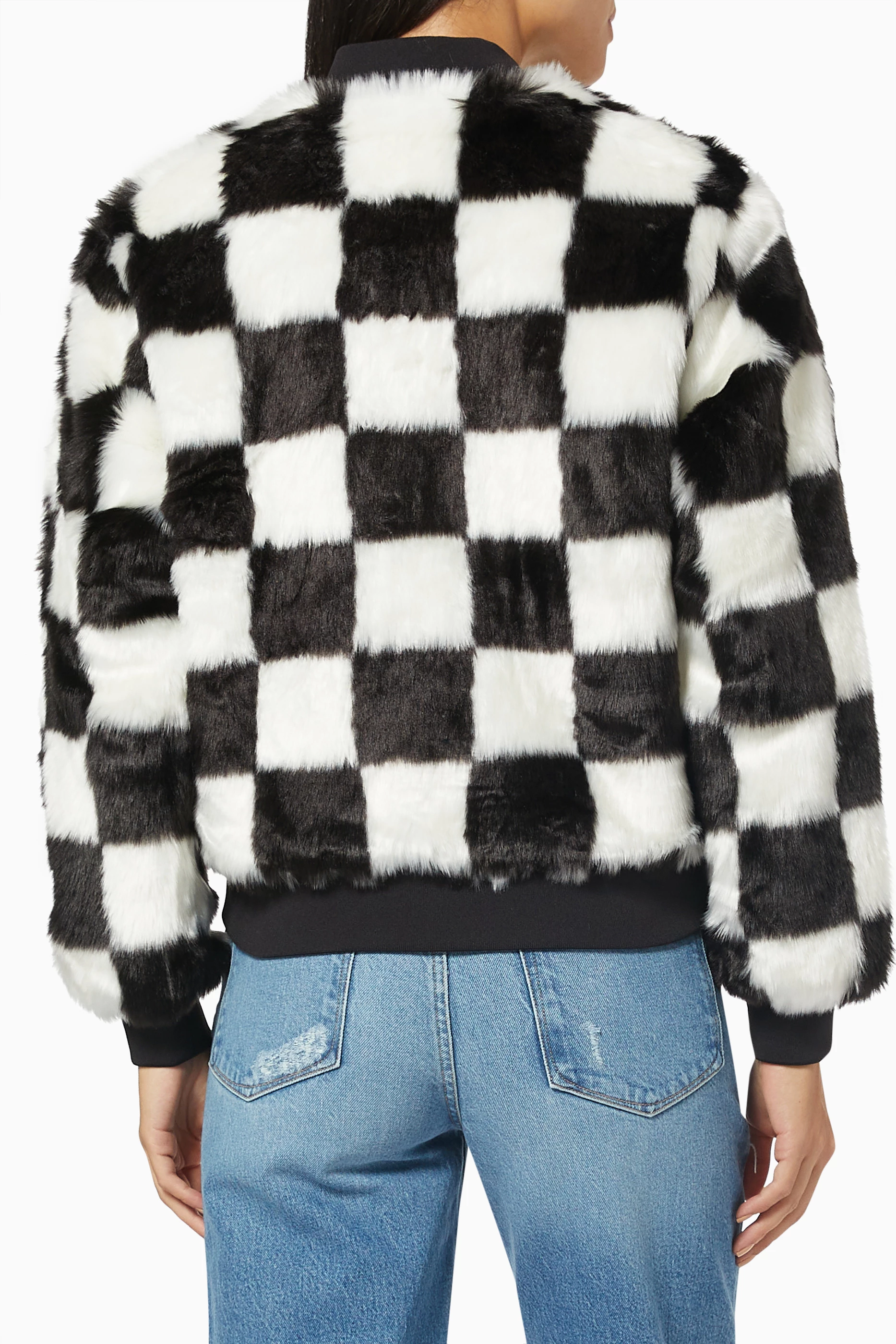 Amy faux fur bomber jacket store