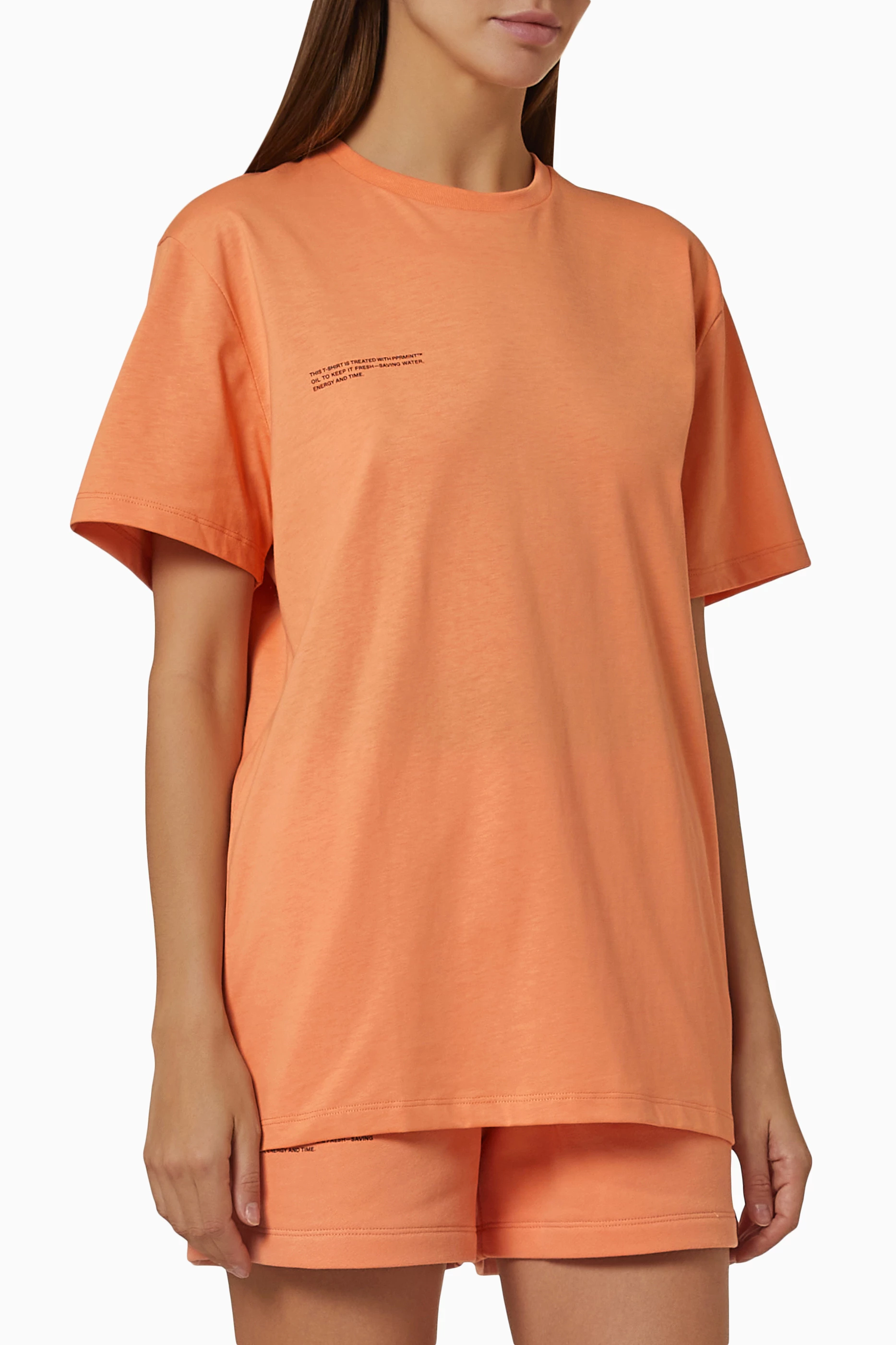 Orange t shirt for women online
