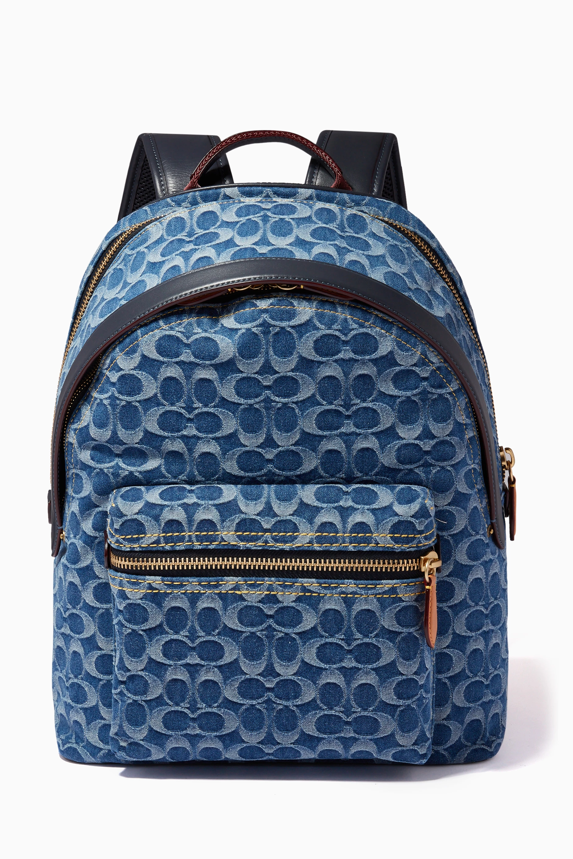 Coach backpack denim hotsell
