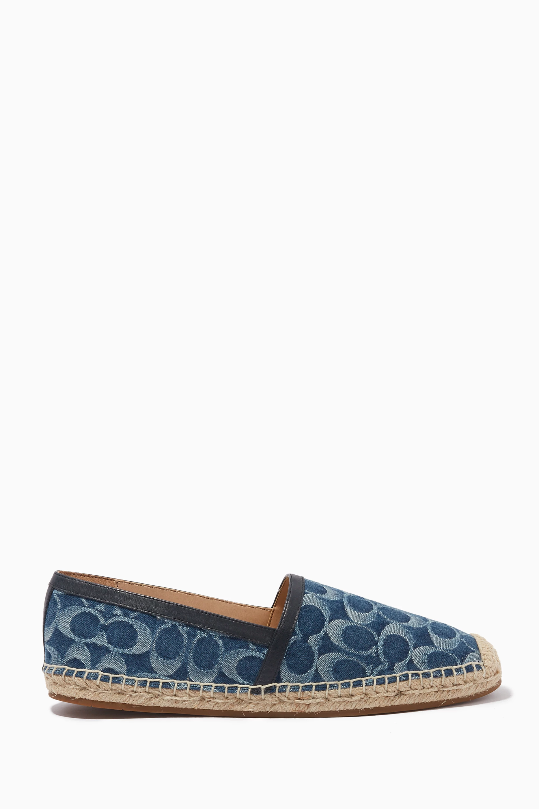 Coach top espadrilles blue