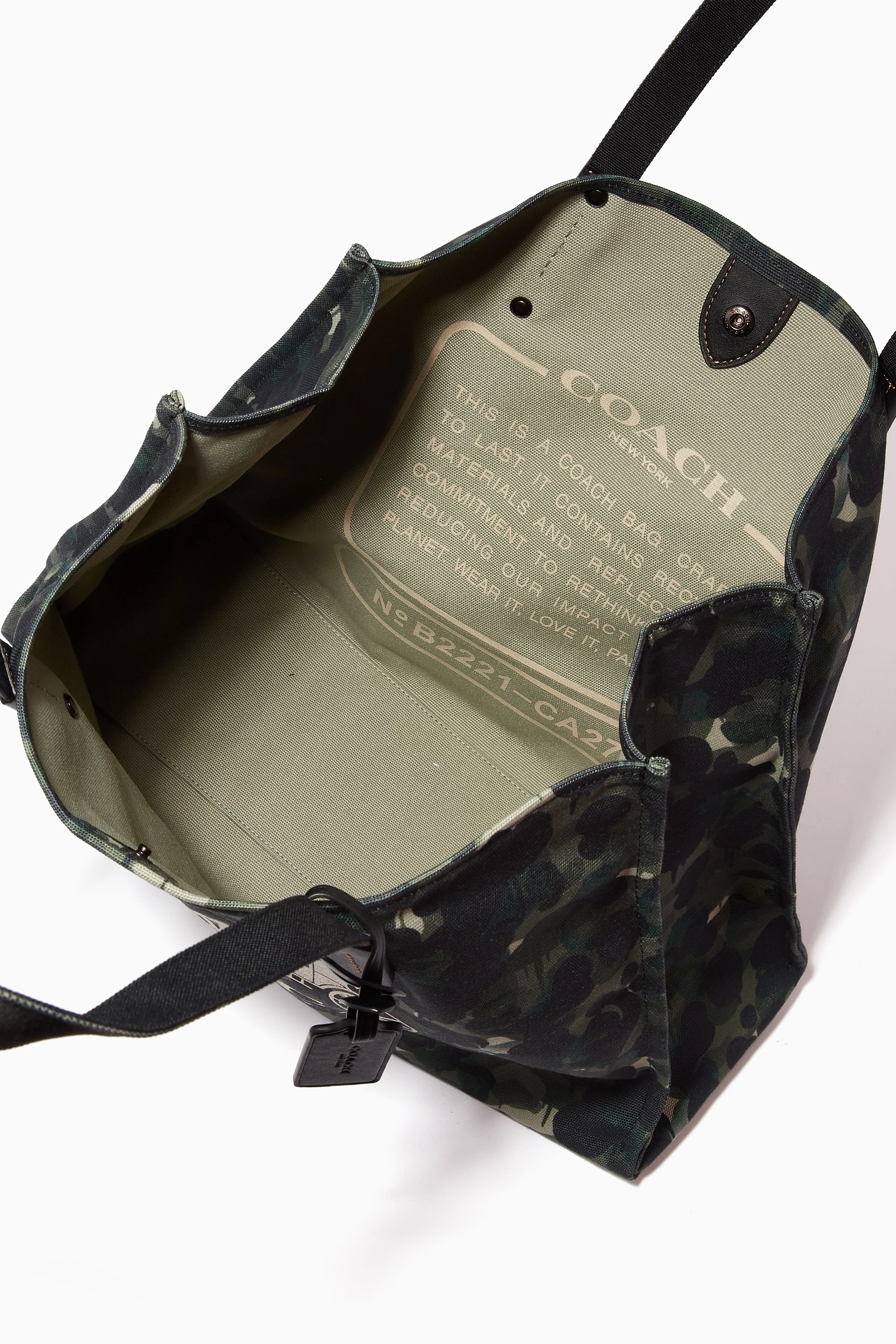 Buy Coach Multicolour Camo Logo Print 42 Tote Bag in Recycled