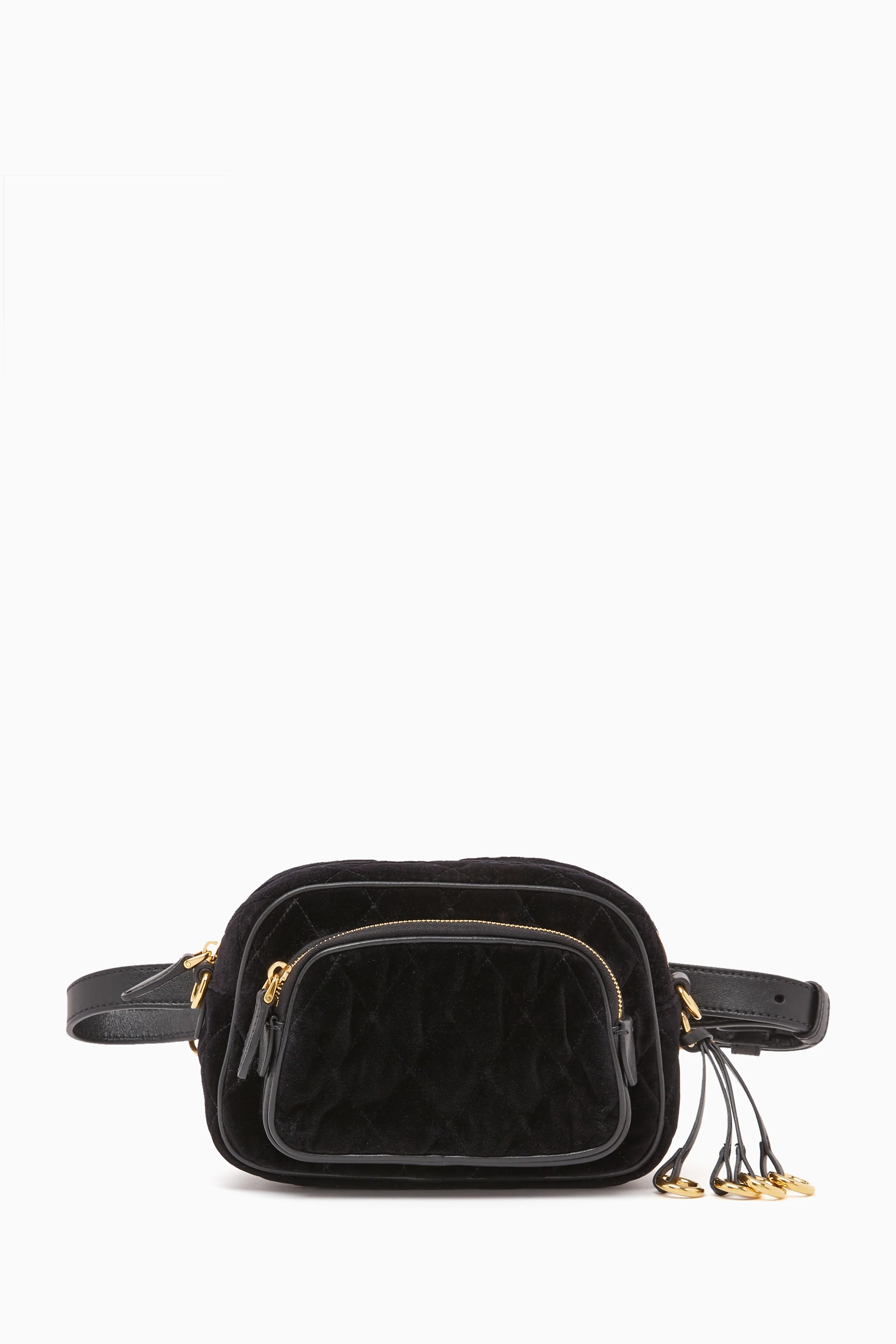 Buy Prada Pre Loved Blue Small Cahier Convertible Belt Bag in