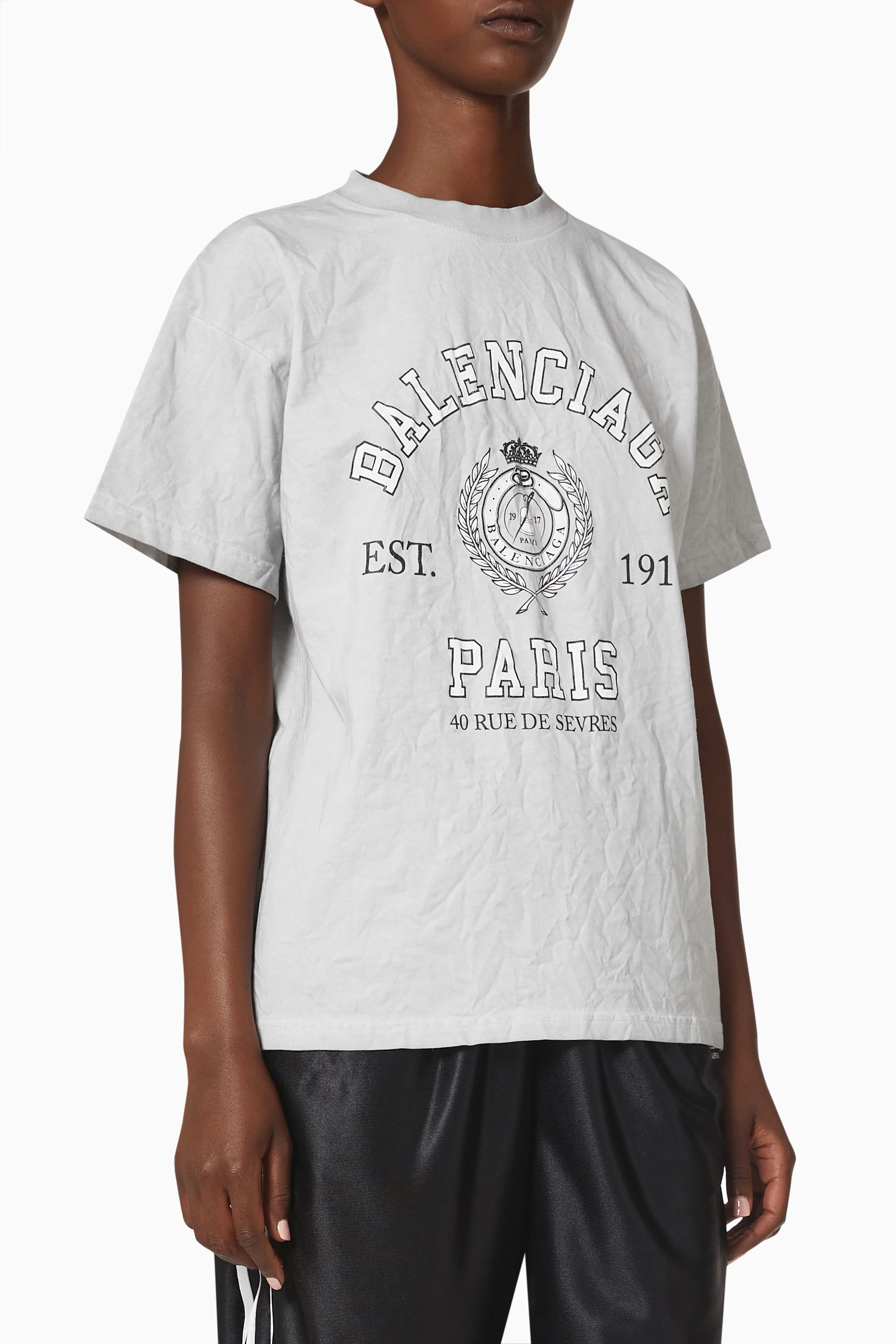 Balenciaga t shirt women's store