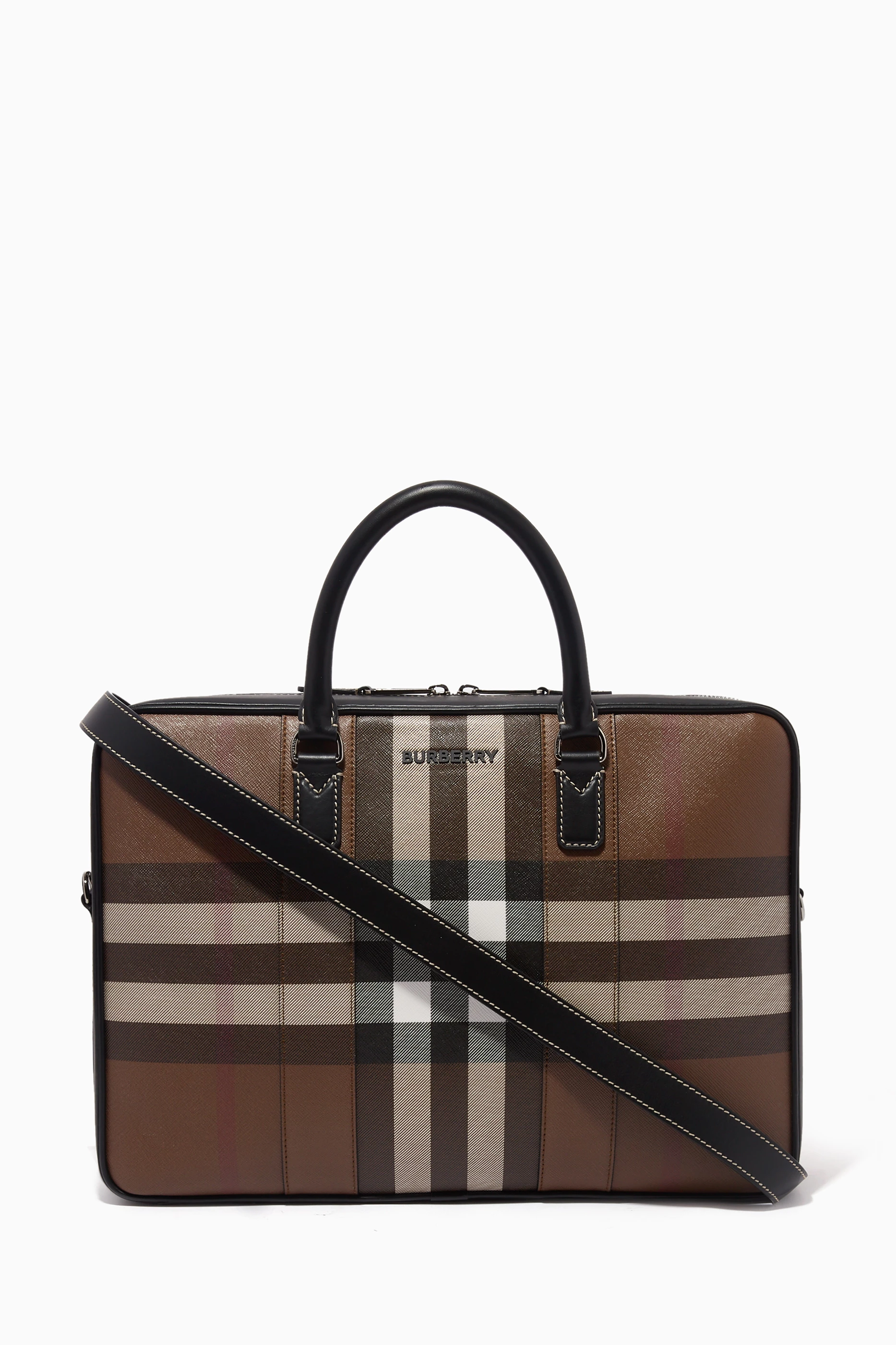 Briefcase burberry hot sale