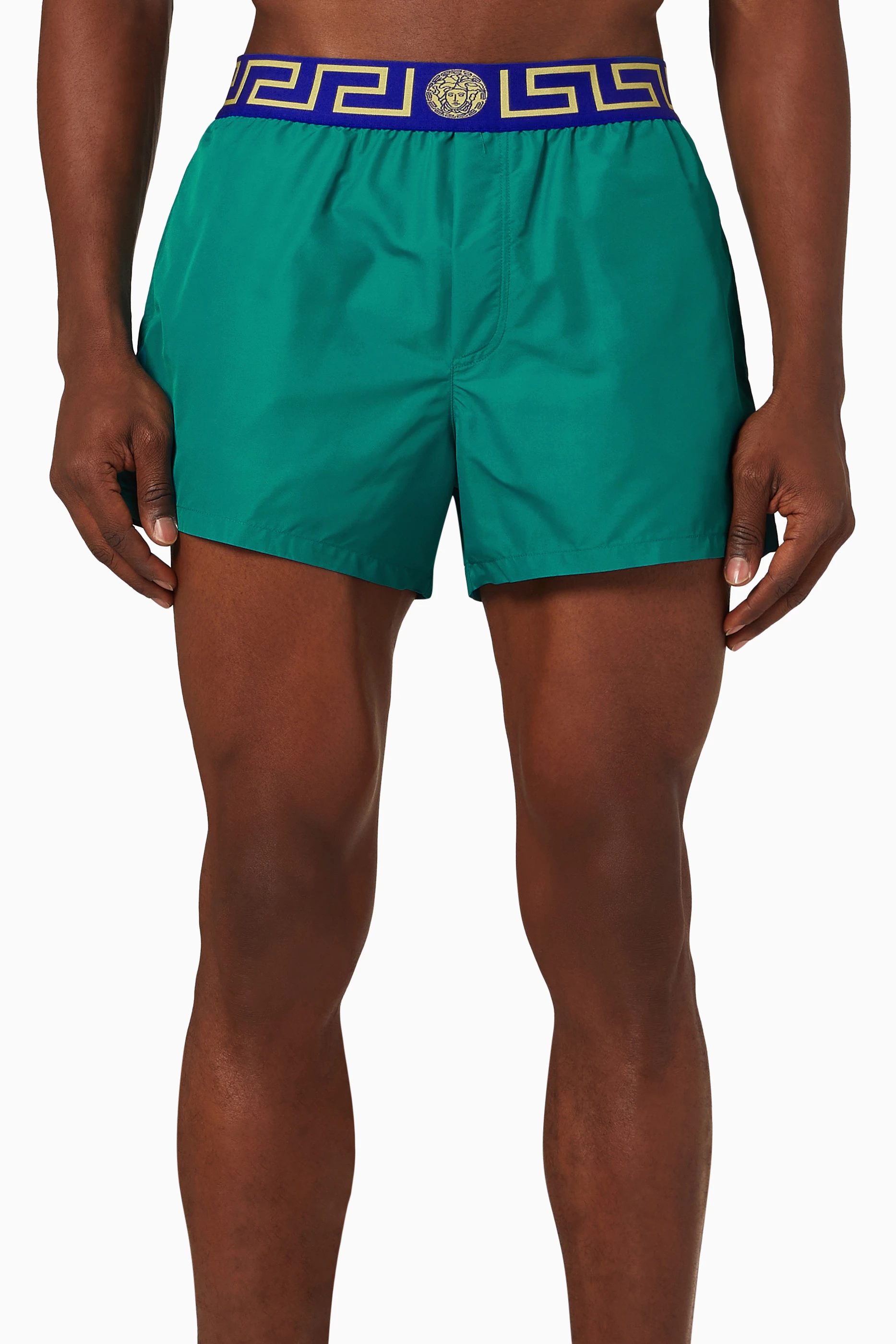 Versace swim clearance shorts green