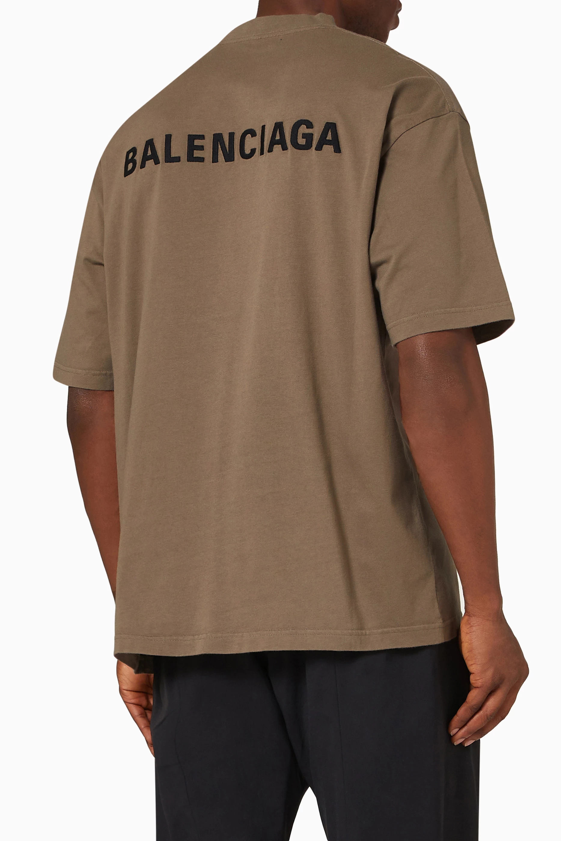 Balenciaga t outlet shirt mens brown