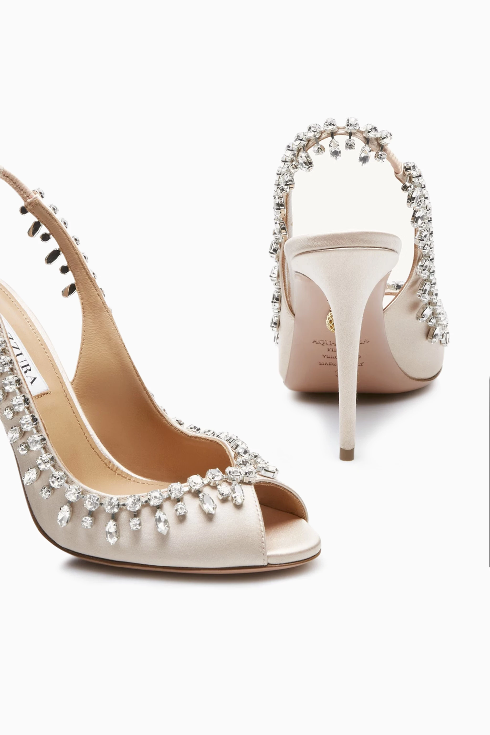 Aquazzura pearl heels sales