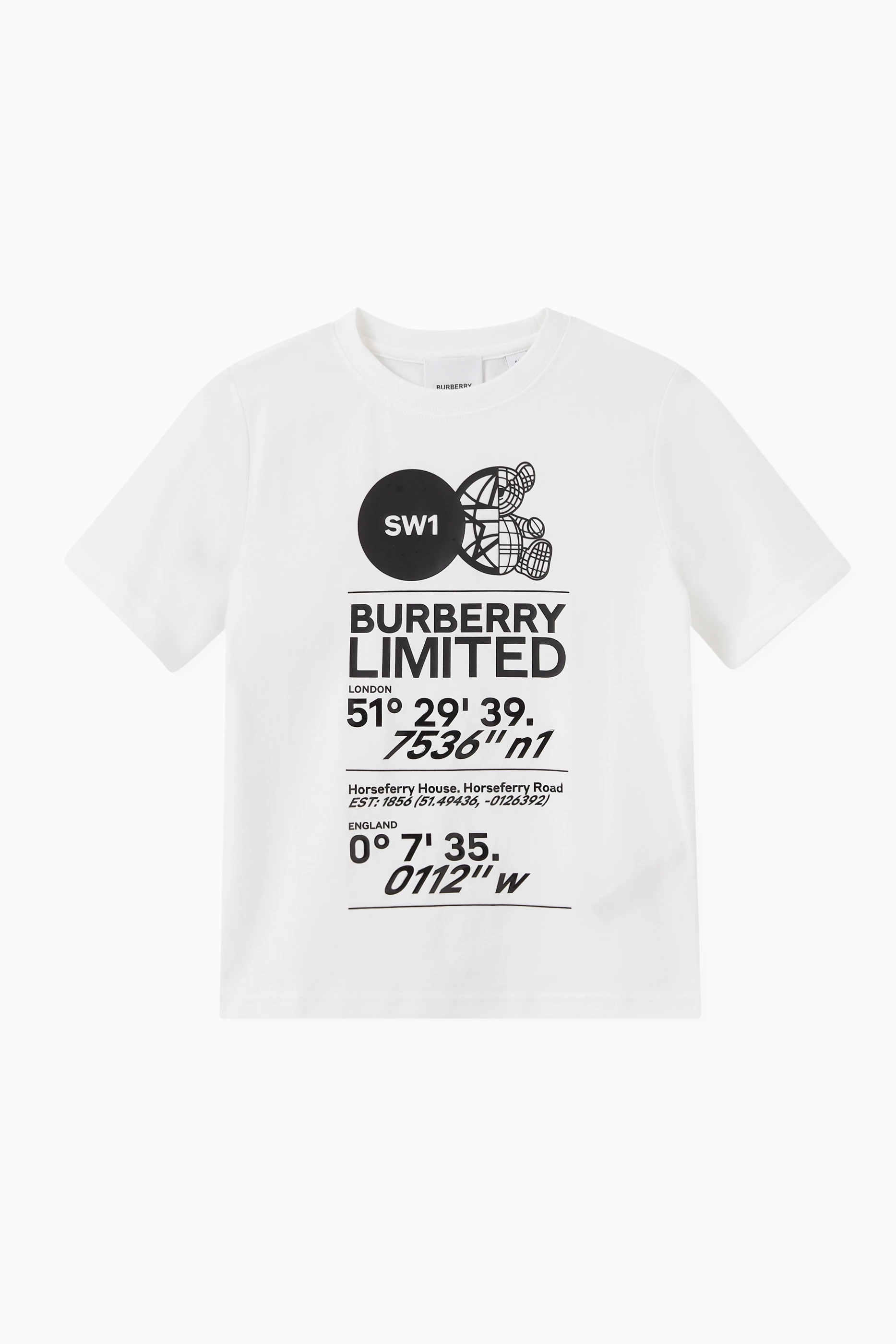 Burberry white cheap t shirt