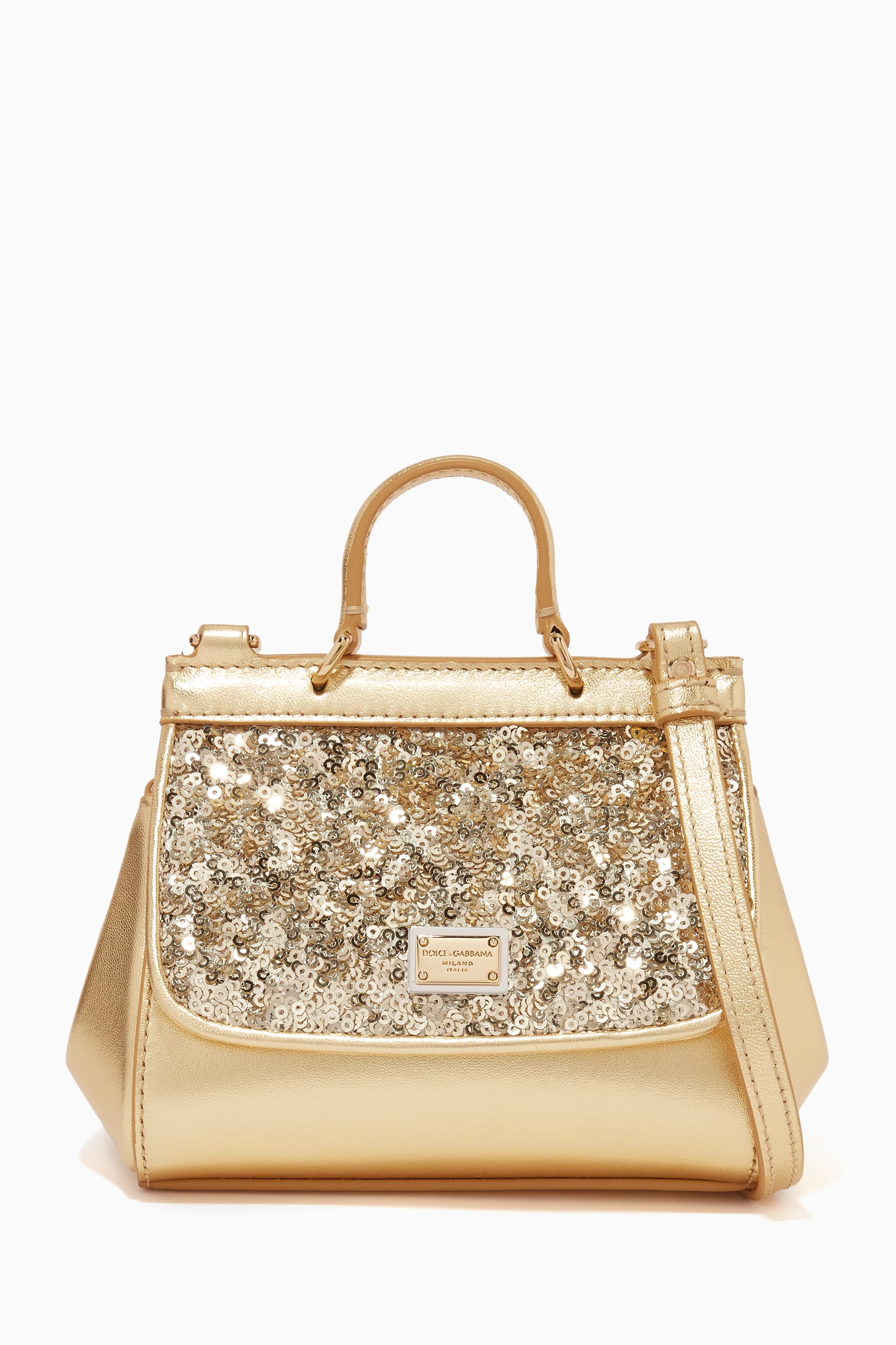 D&g gold hotsell bag