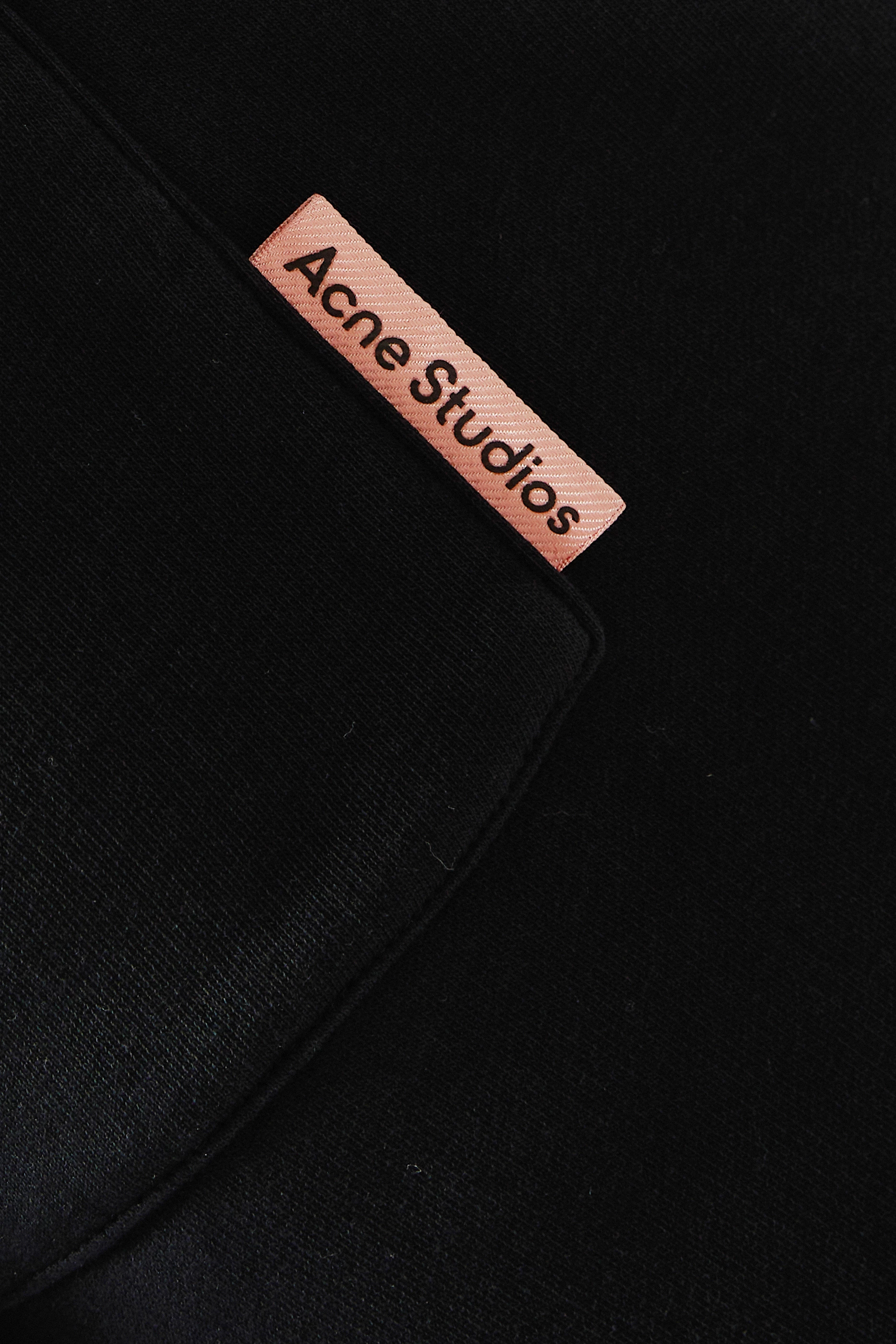 Buy Acne Studios Black Pratt Pink Label Sweatpants in Organic Cotton for Men in UAE Ounass