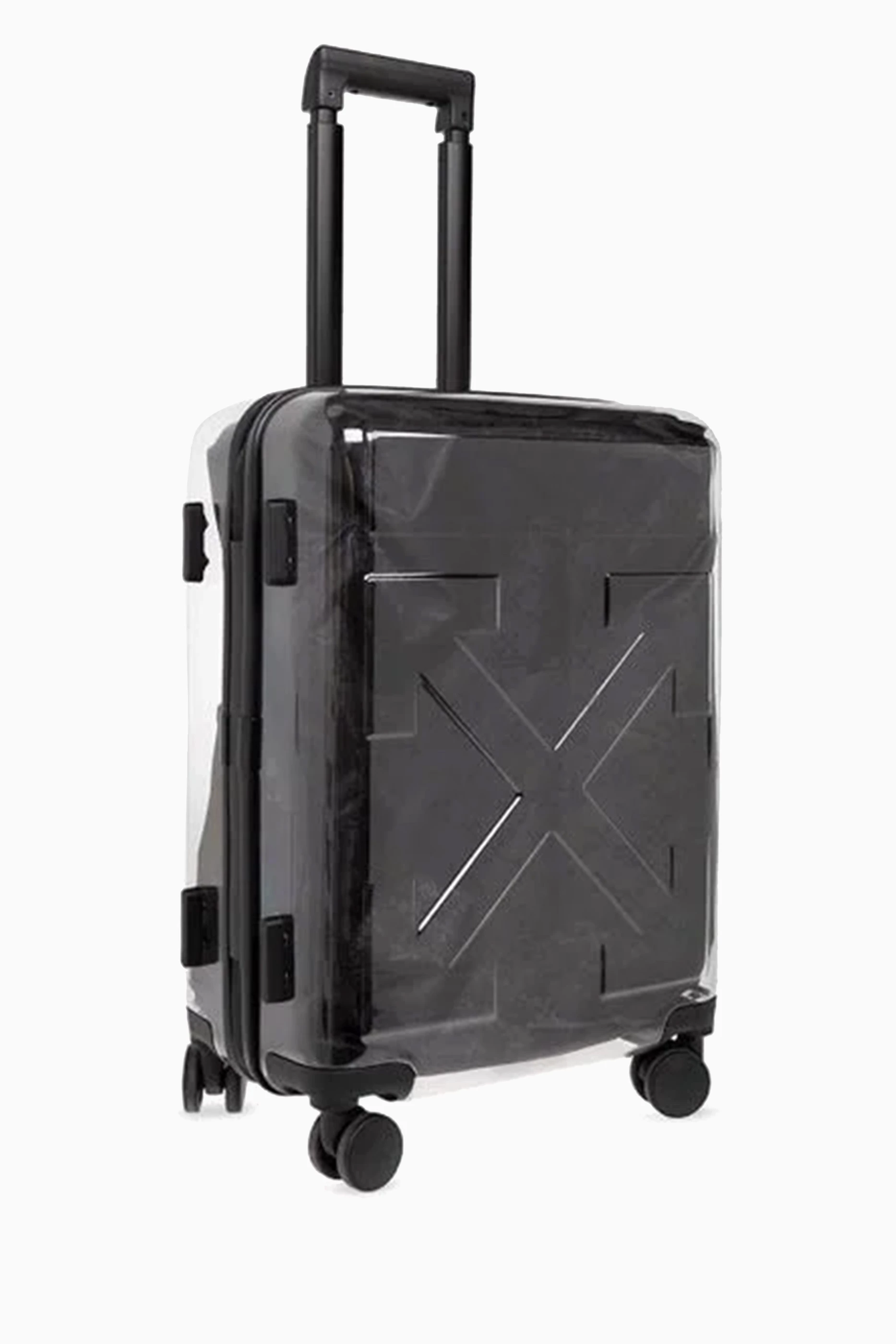 Off white luggage bag hot sale