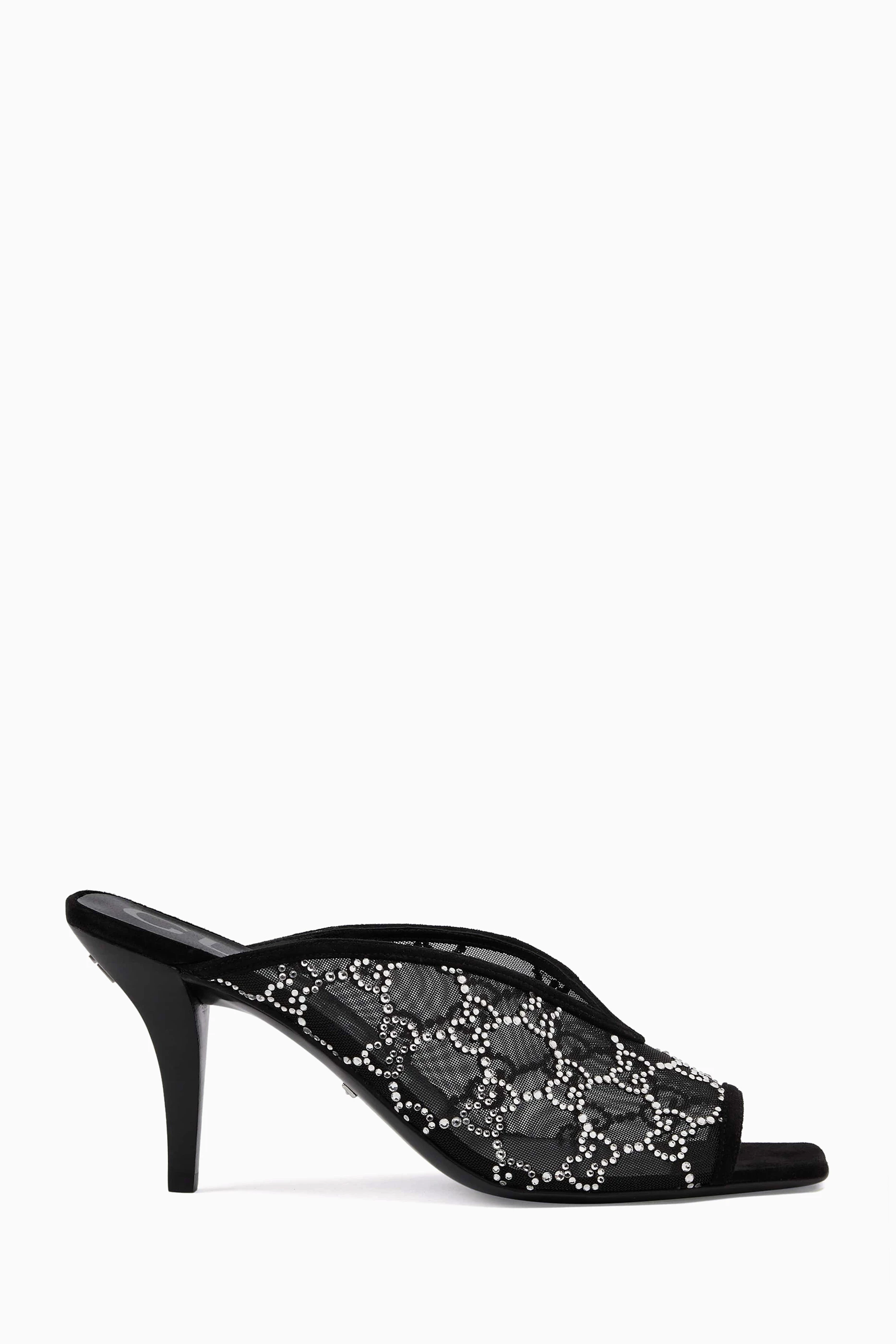 Gucci high on sale heel mules