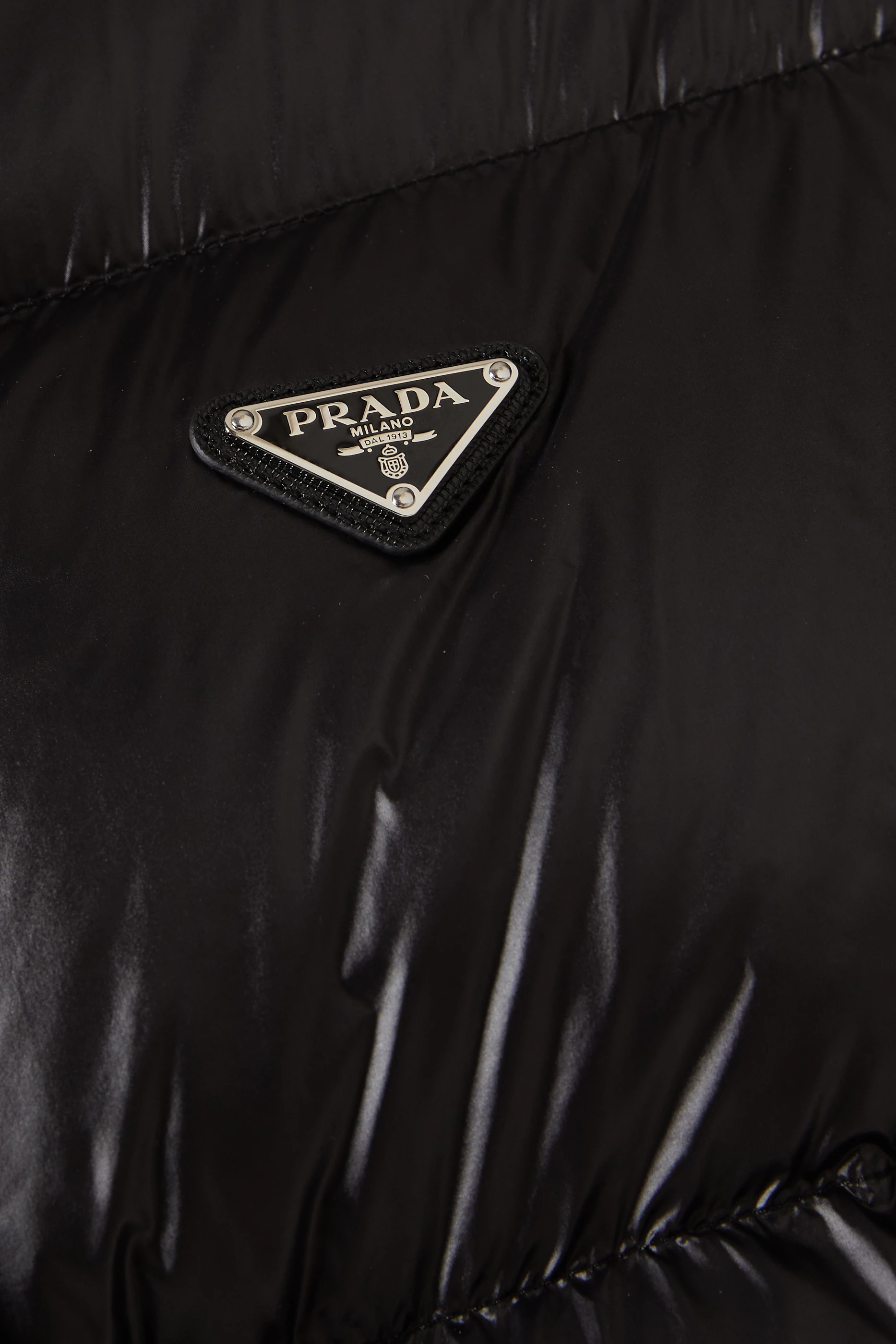 Ciré nylon puffer jacket prada store