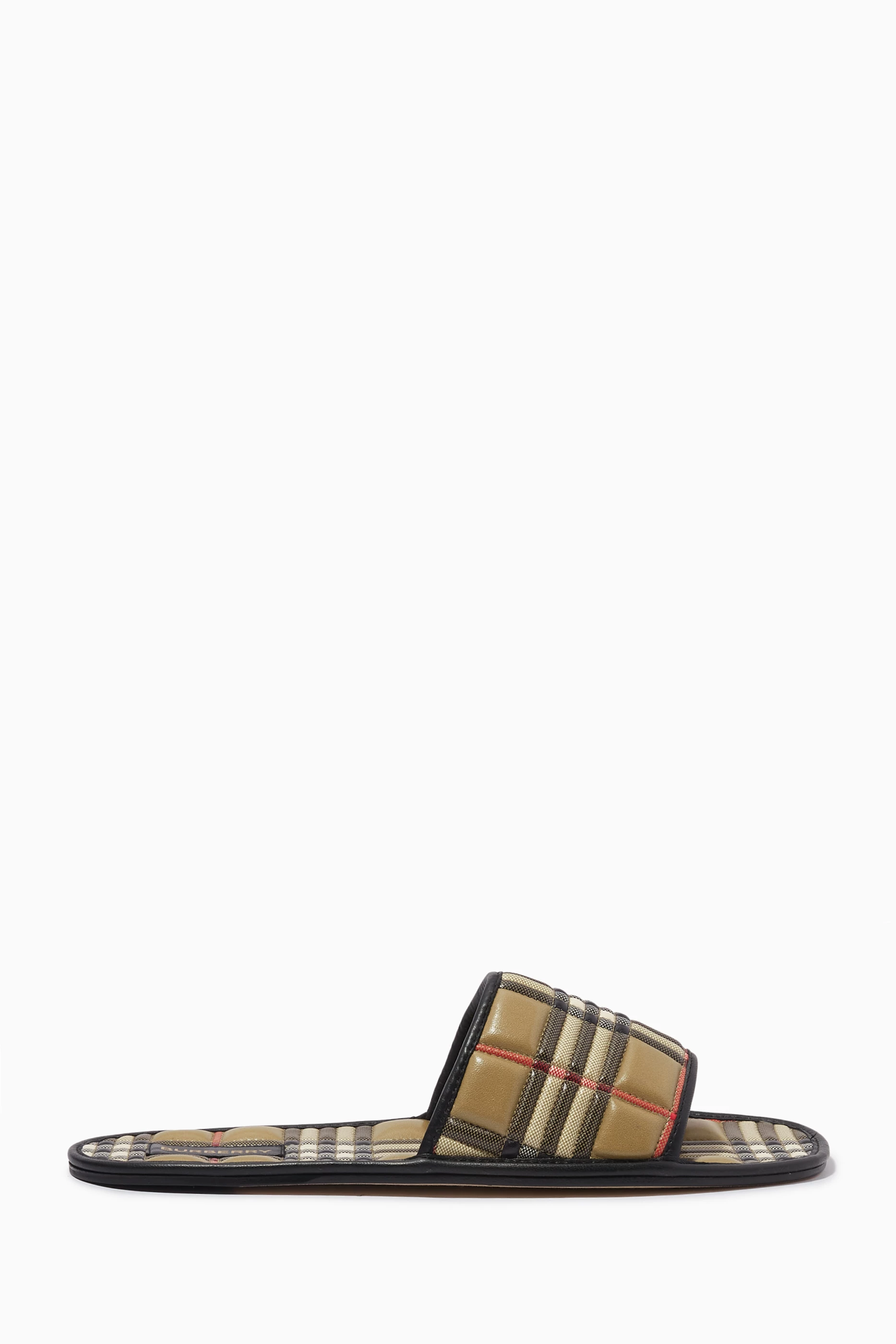 Burberry ashmore slides clearance