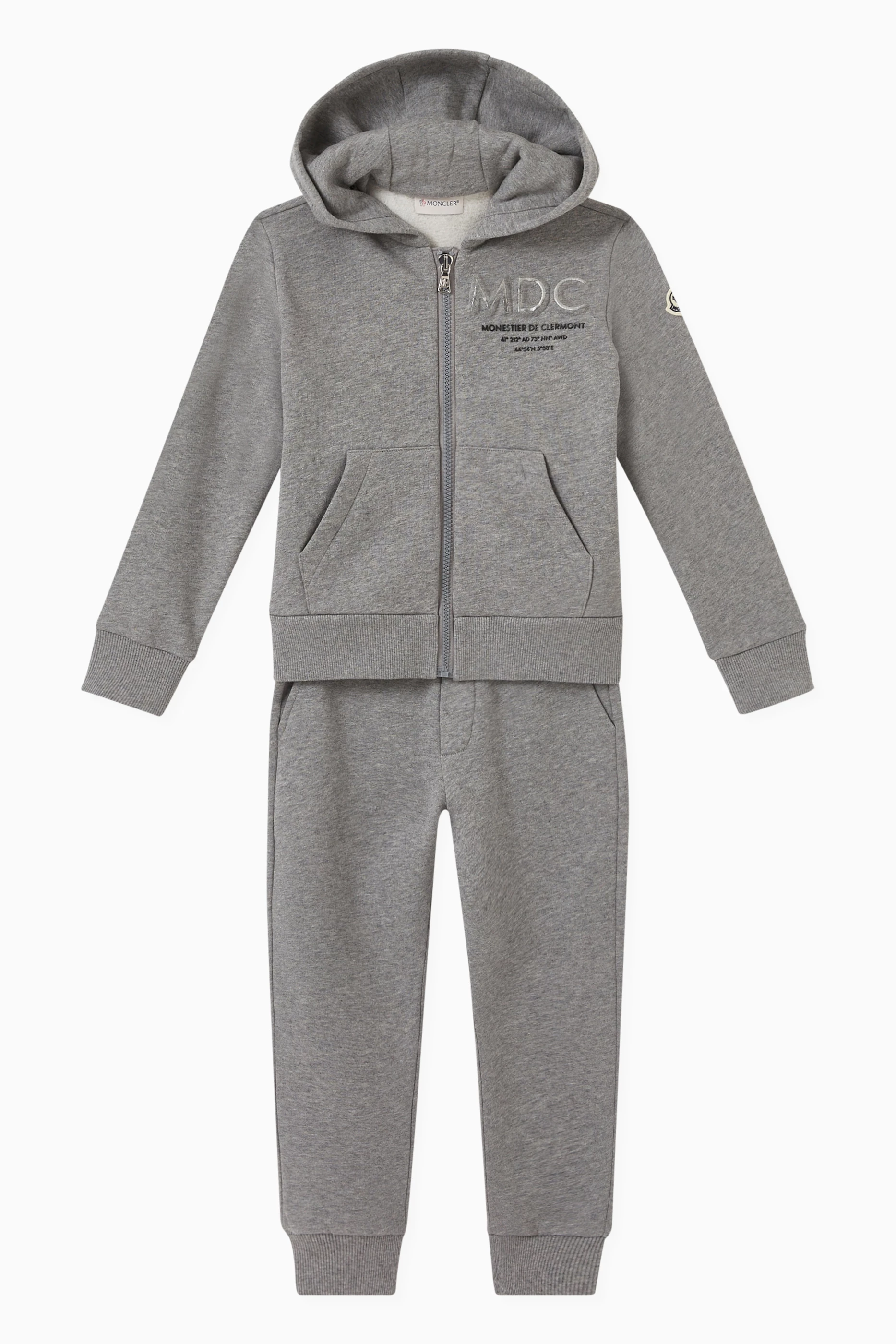 Grey top moncler tracksuit