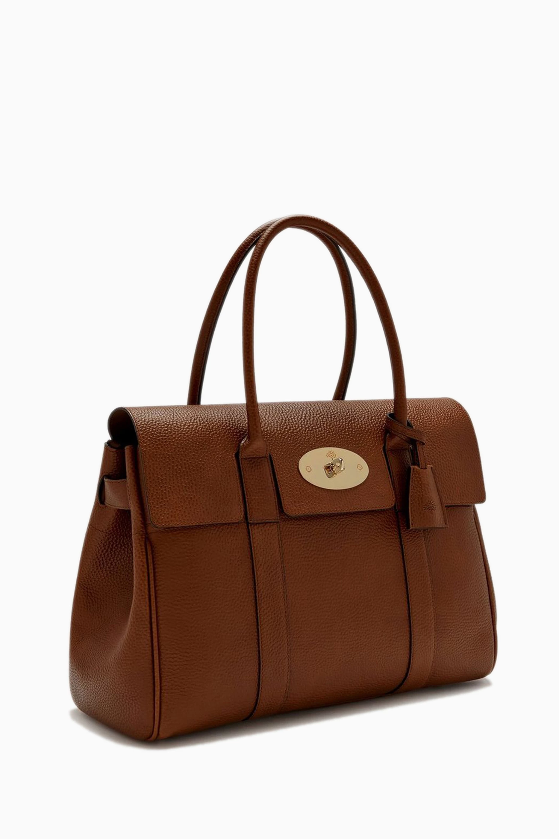 Buy Mulberry Brown Bayswater Shoulder Bag in Small Grain Leather for Women in UAE Ounass