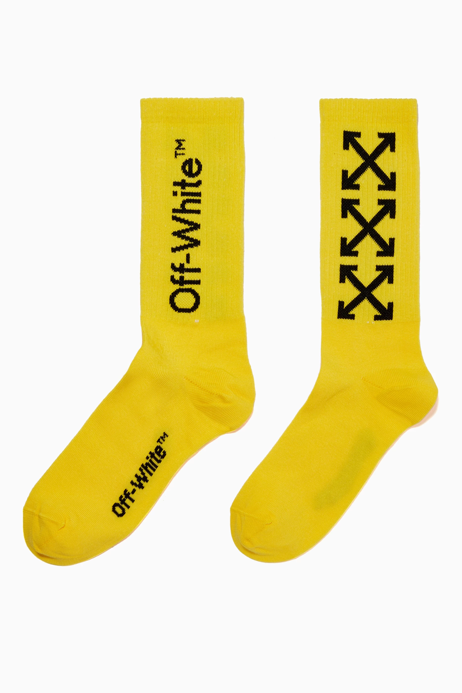 Off white discount converse yellow socks