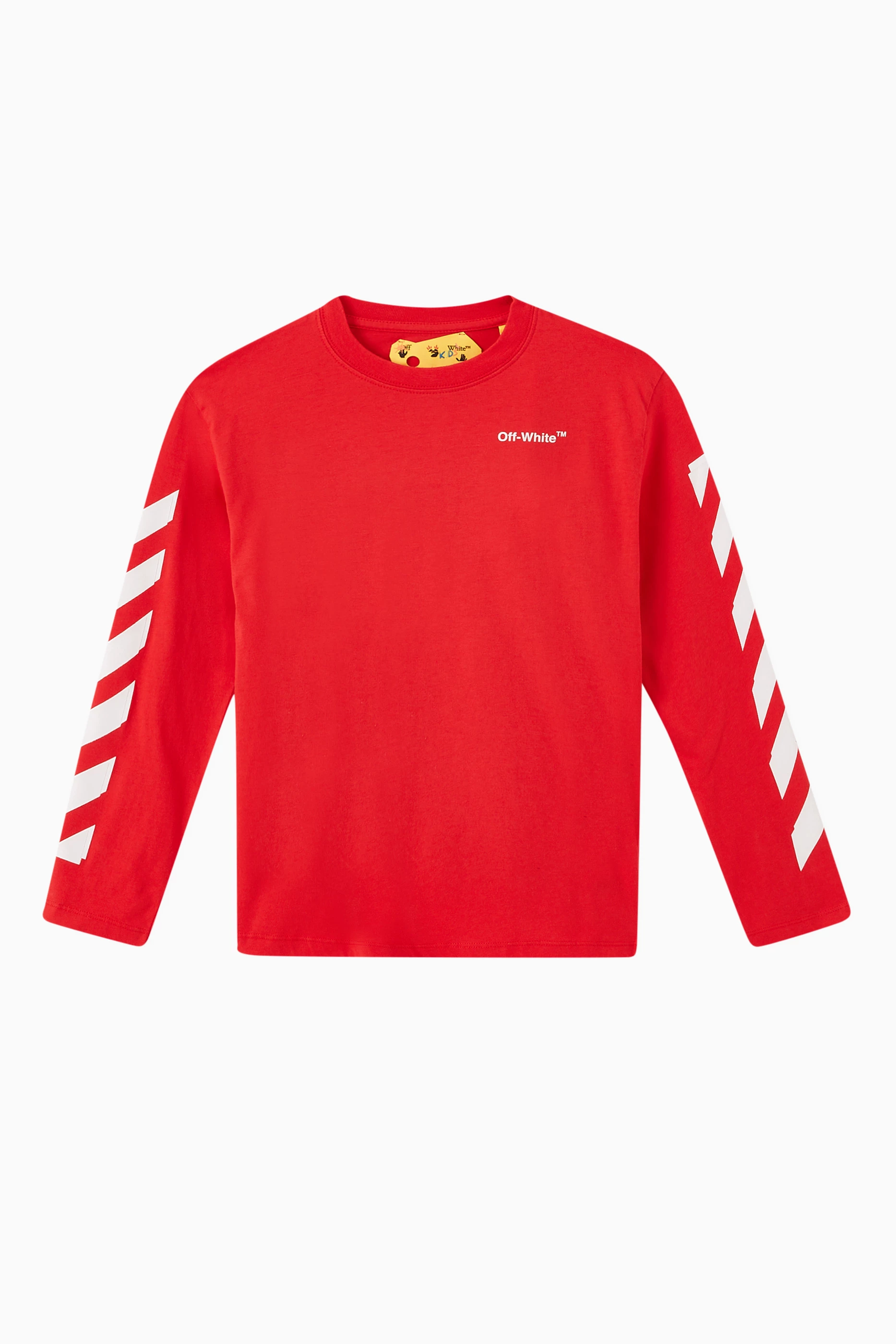 Buy Off White Red Arrows Print T Shirt in Cotton for UNISEX in UAE
