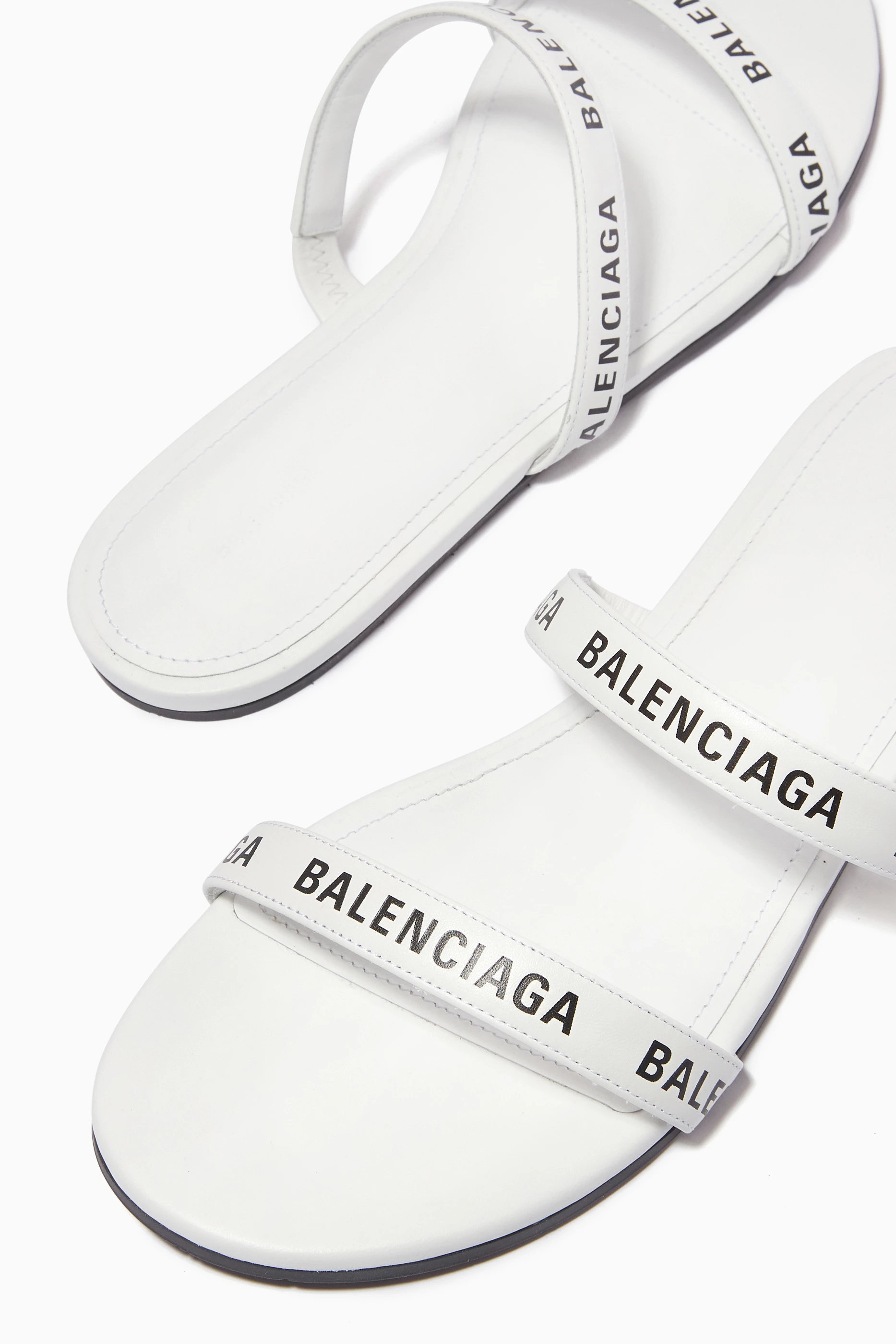 Balenciaga round sales flat sandals