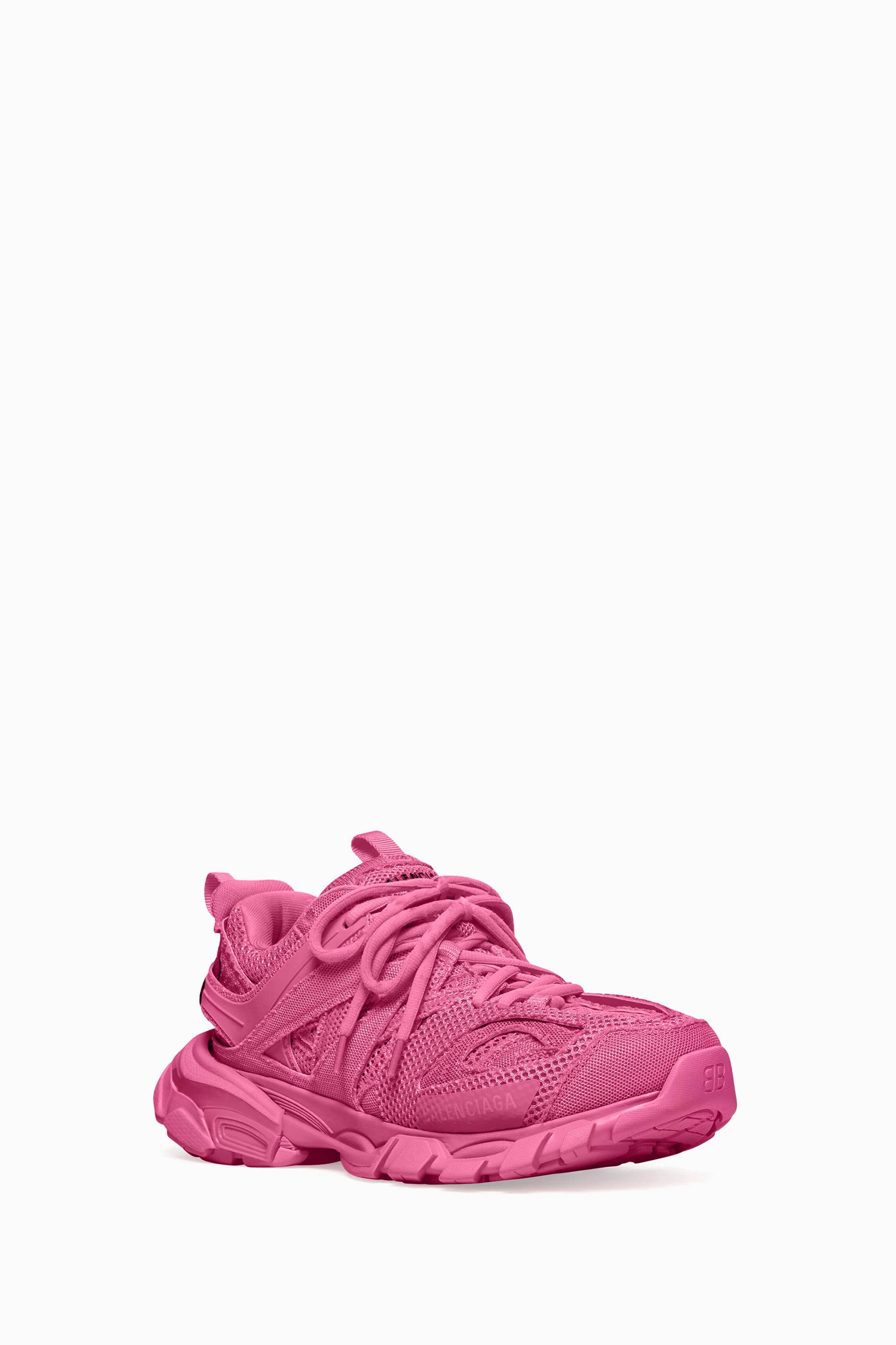 Buy Balenciaga Pink Track Sneakers in Mesh Nylon for WOMEN in UAE Ounass