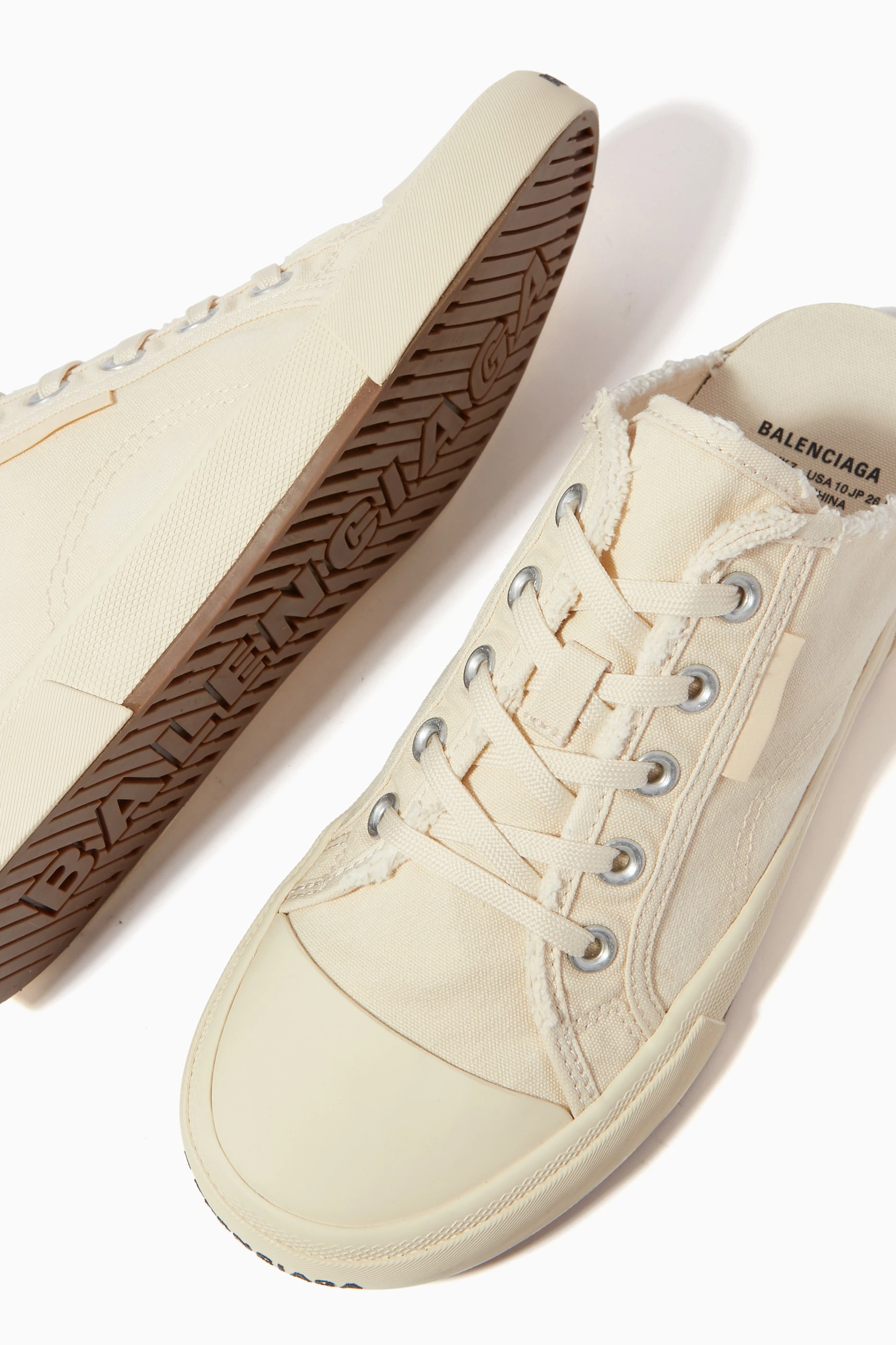 Balenciaga white low sneakers 2025