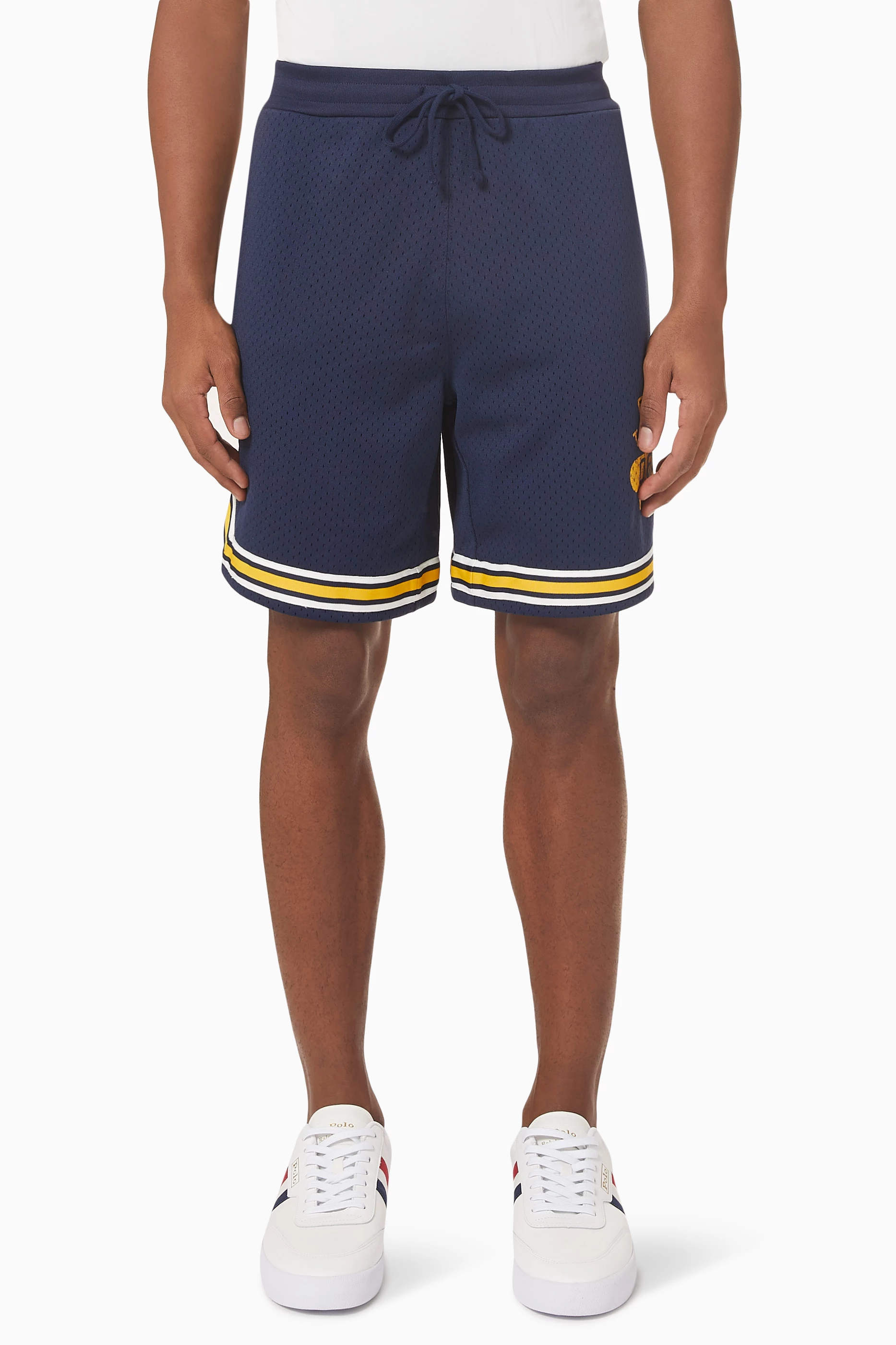 Buy Polo Ralph Lauren Blue Athletic Shorts in Poly Mesh for Men in
