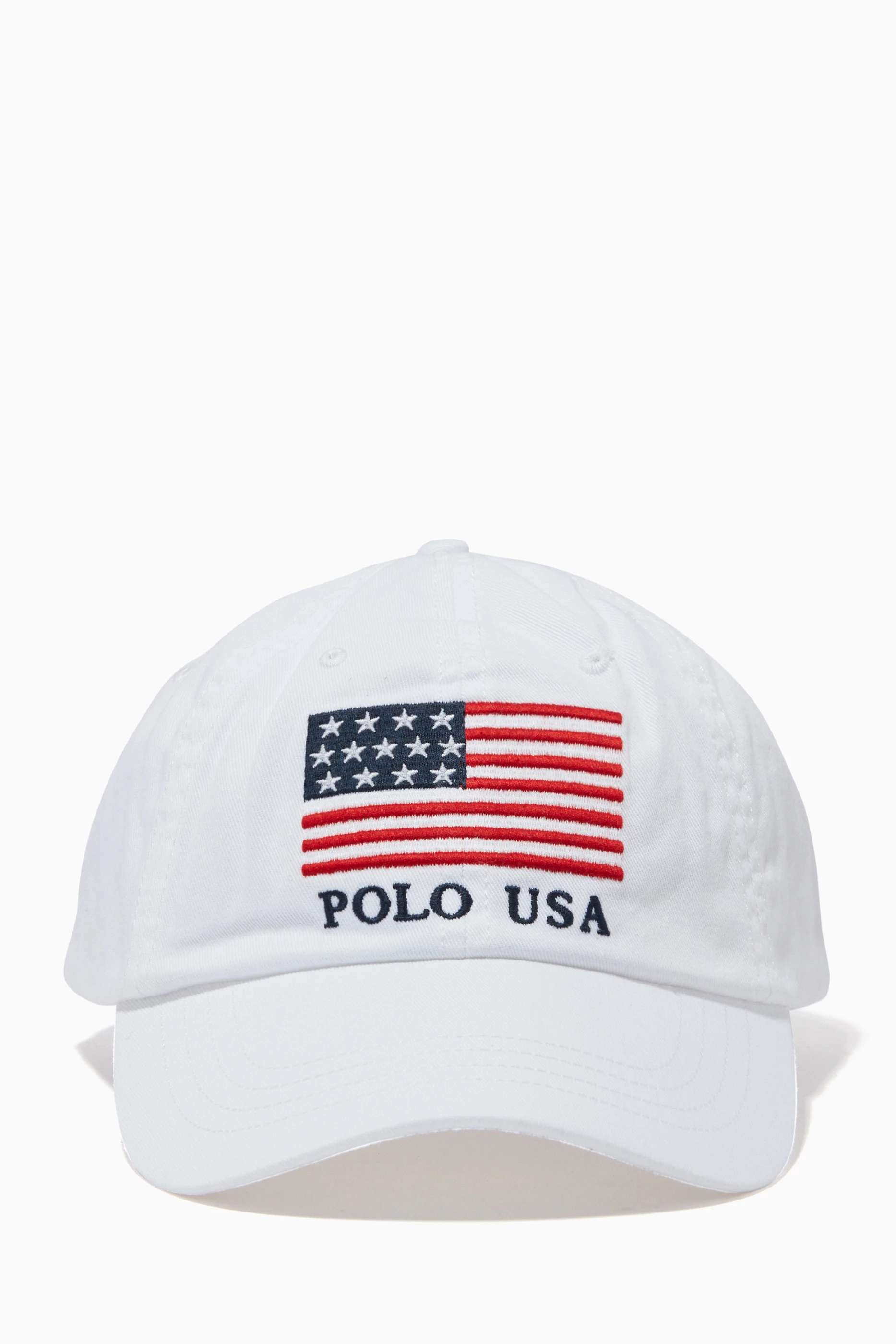 Buy Polo Ralph Lauren White Flag Ball Cap in Cotton for Men in UAE