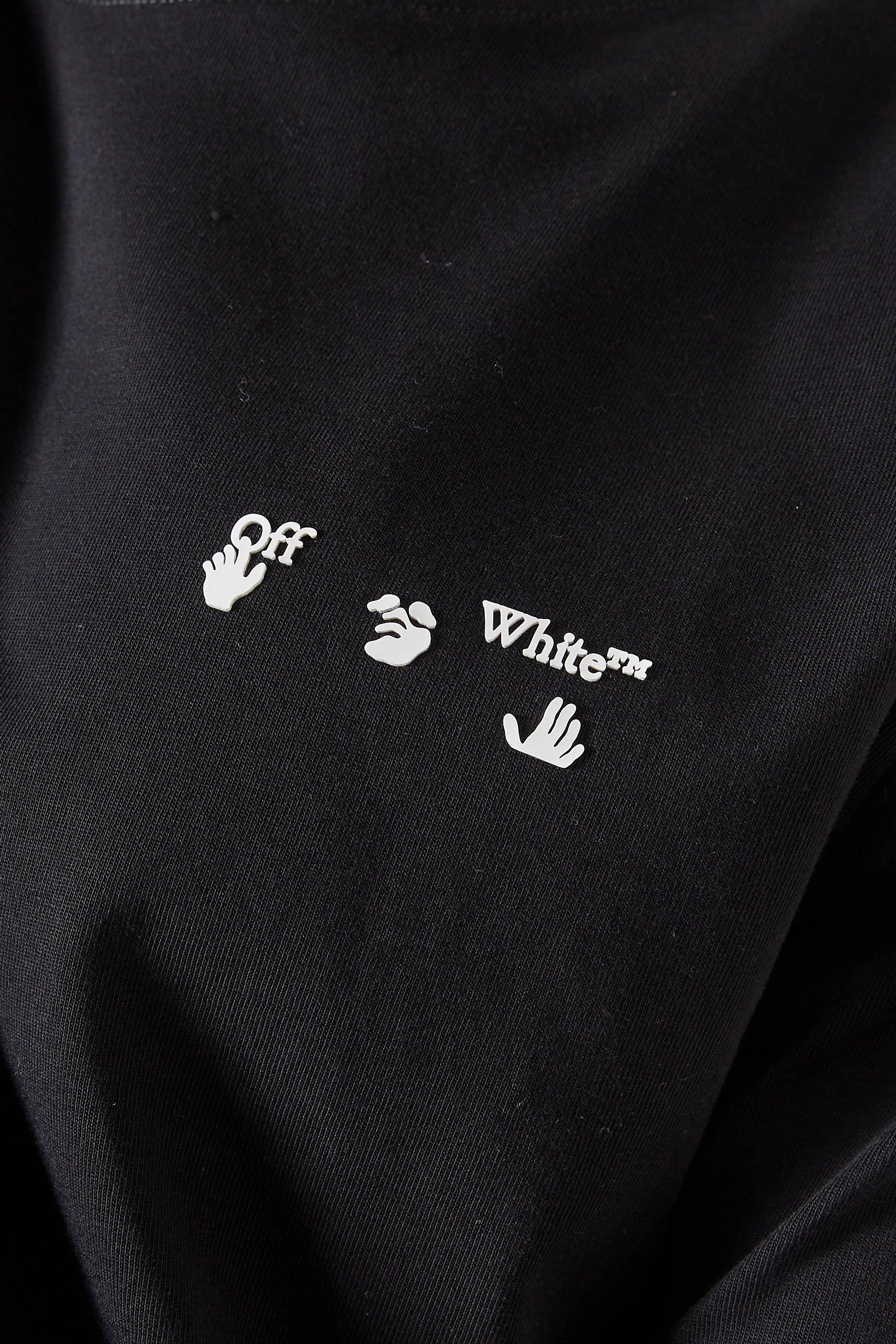 Off white logo shop slim tee
