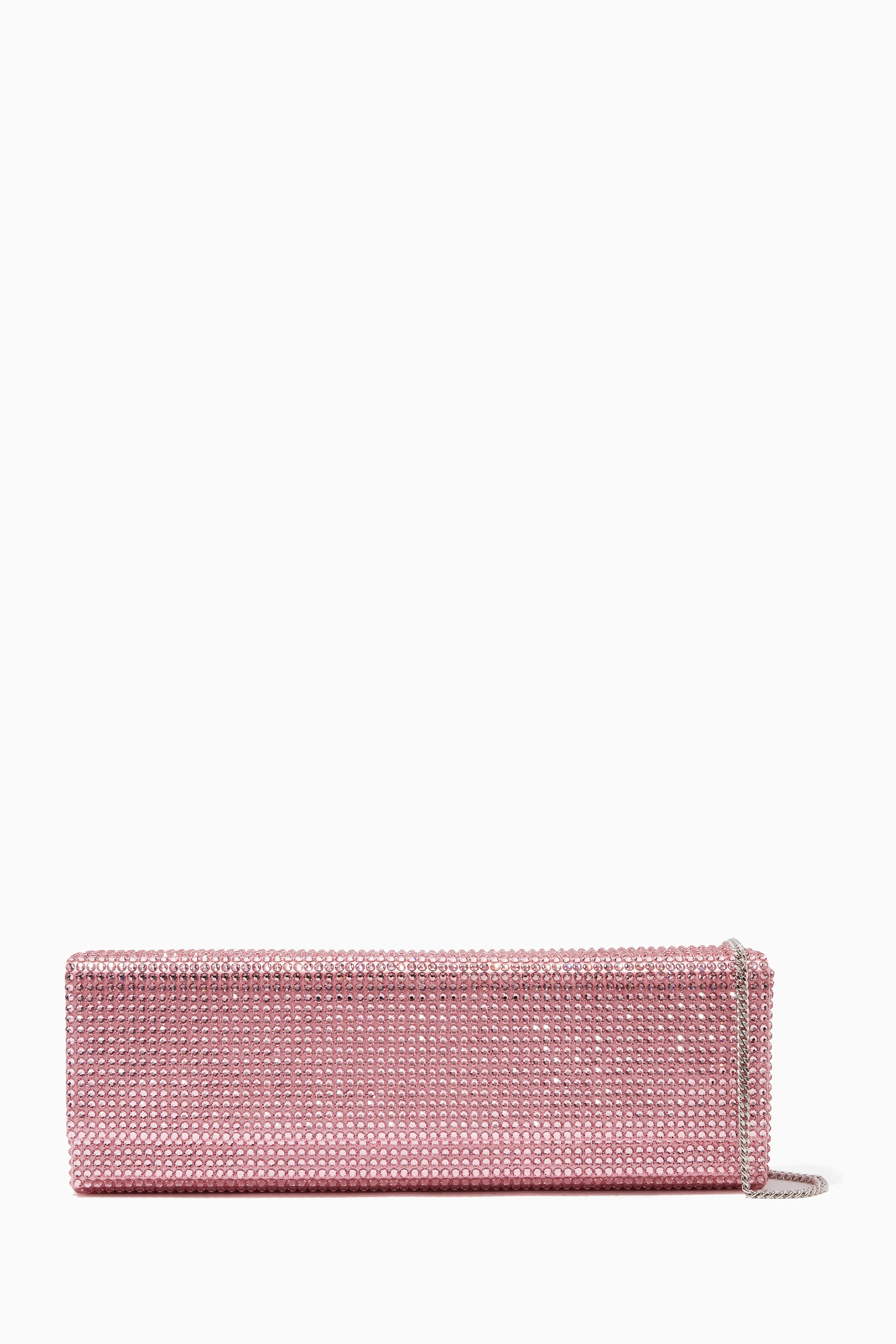 Pale pink clutch shop
