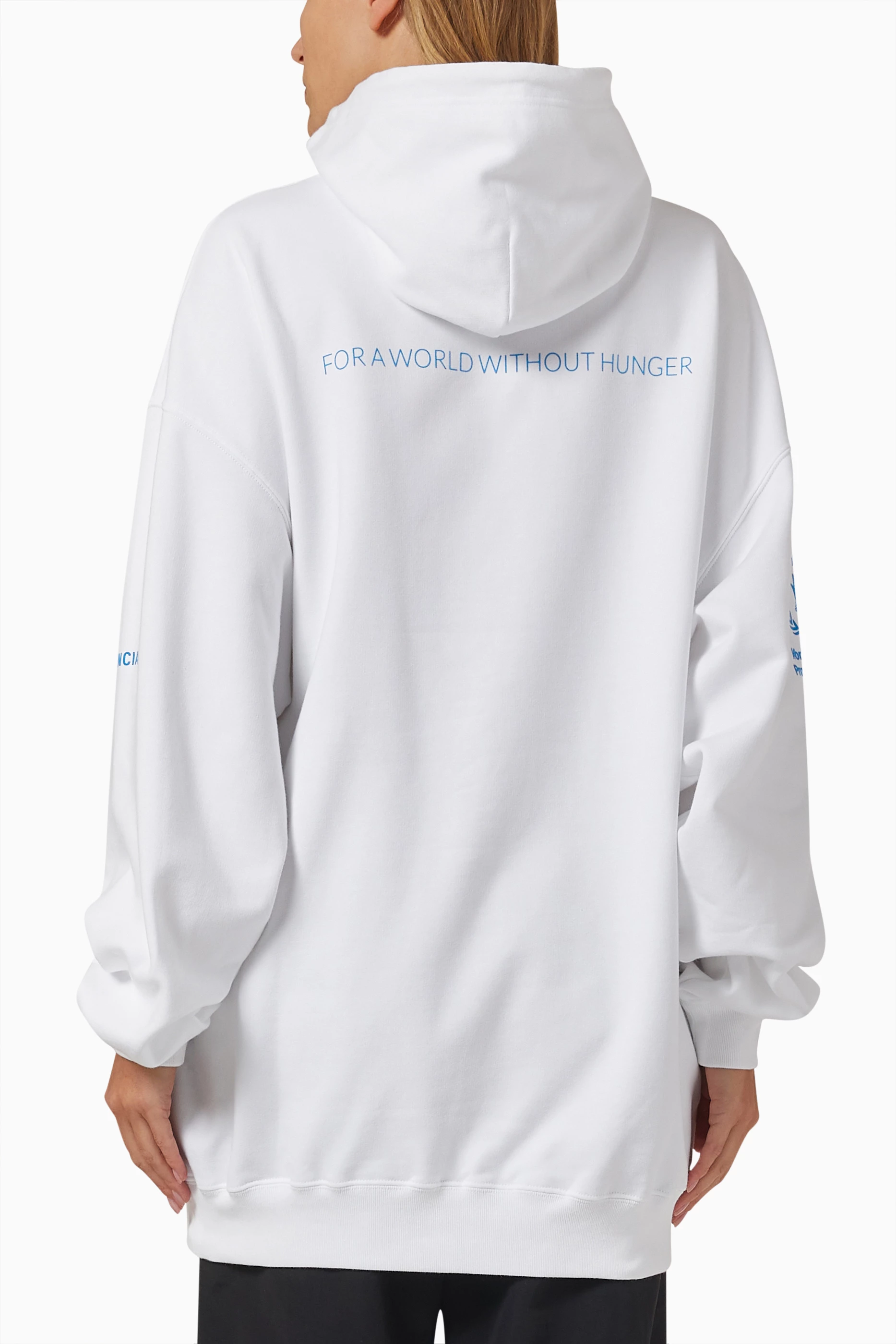 Balenciaga hoodie womens white new arrivals