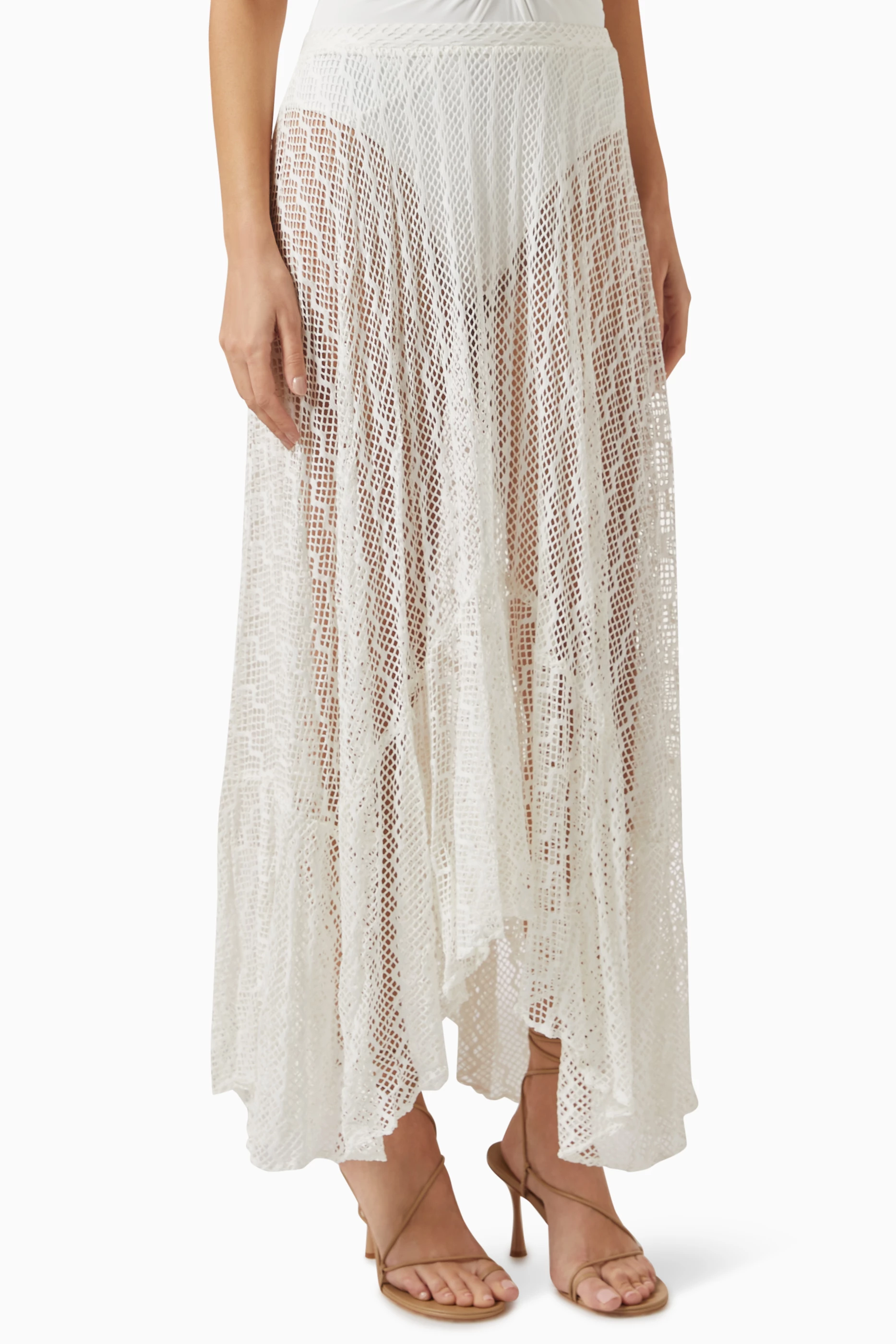 Beach skirt white clearance