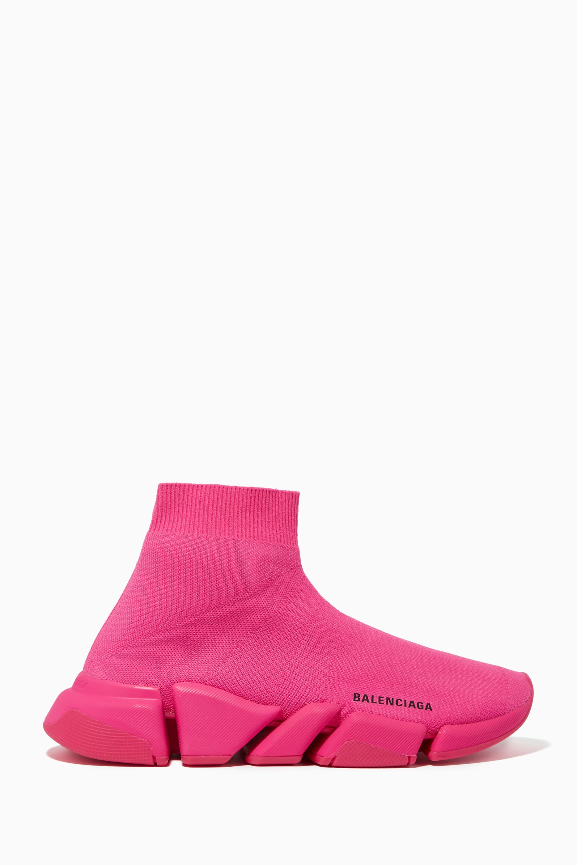 Buy Balenciaga Pink Speed 2.0 Sneakers in Recycled Knit for
