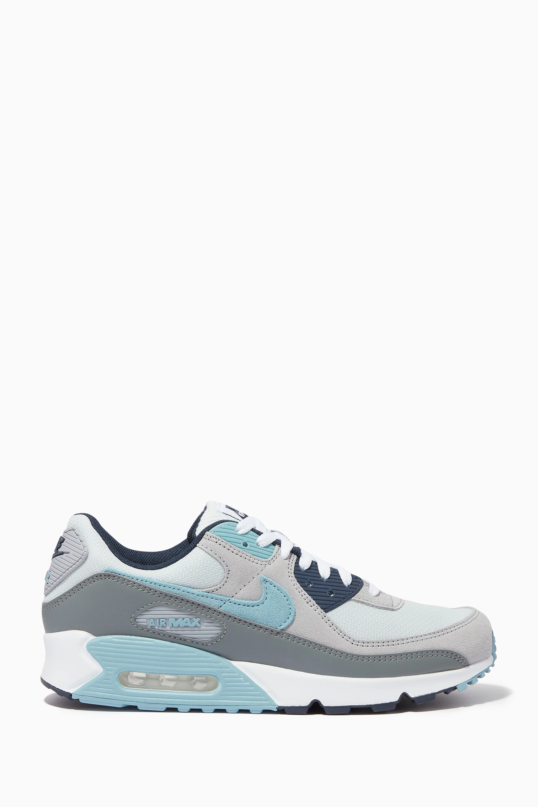 Air max 90 store white and grey